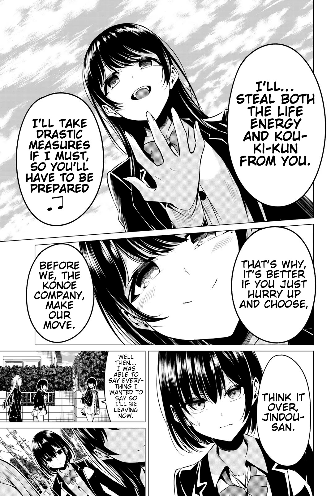 Sekai ka Kanojo ka Erabenai Chapter 31 page 34 - Chapter 31: The 31st Decision: Which will you… choose?