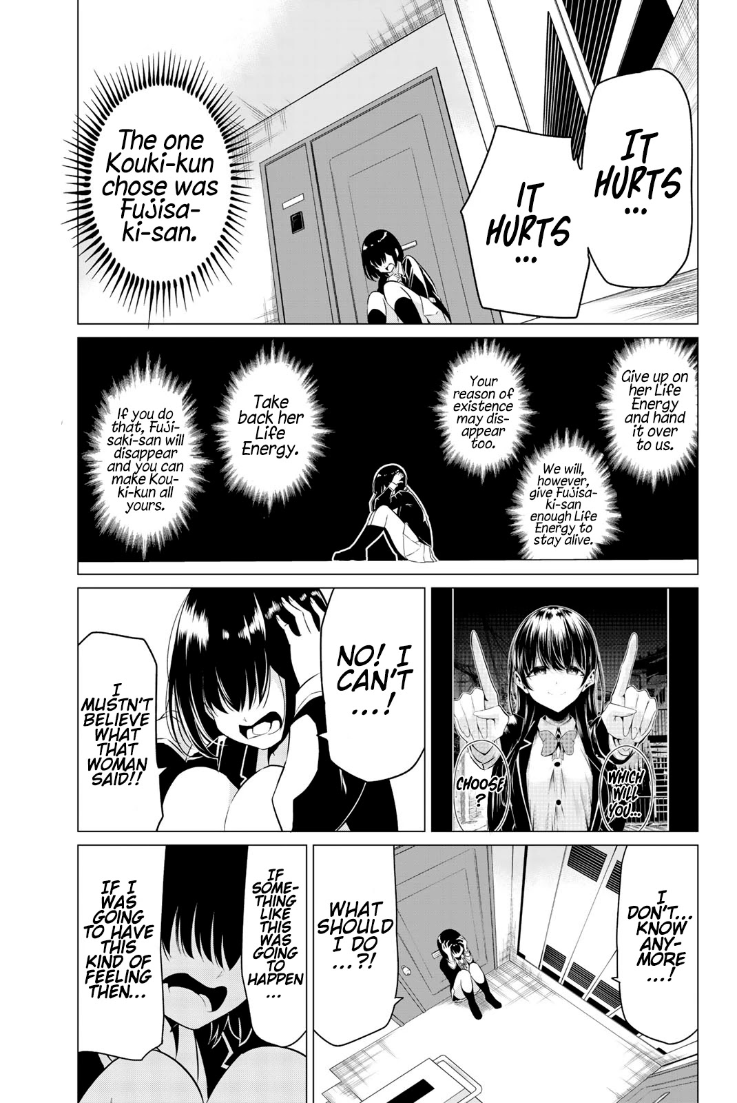Sekai ka Kanojo ka Erabenai Chapter 32 page 10 - Chapter 32: The 32nd Decision: I wish I had never known…