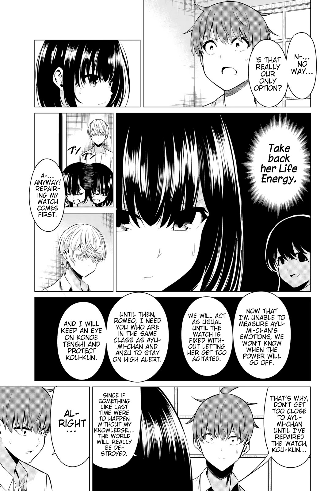 Sekai ka Kanojo ka Erabenai Chapter 32 page 6 - Chapter 32: The 32nd Decision: I wish I had never known…