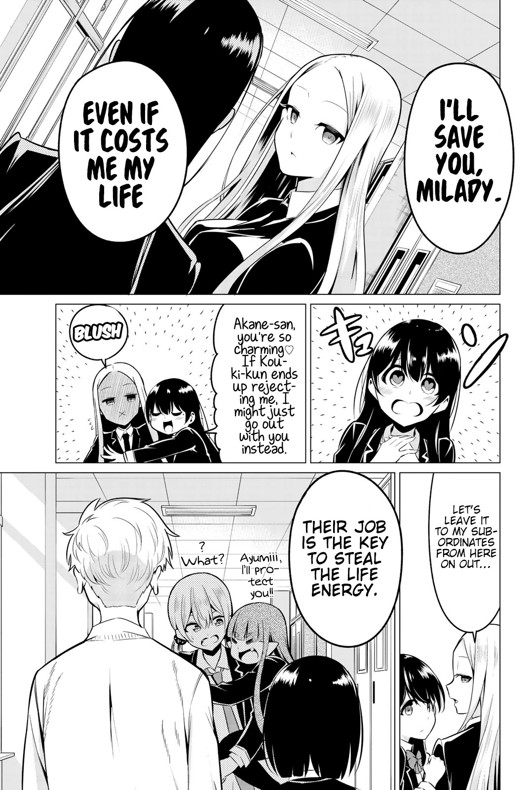 Sekai ka Kanojo ka Erabenai Chapter 33 page 8 - Chapter 33: The 33rd Decision: Don’t leave me alone.