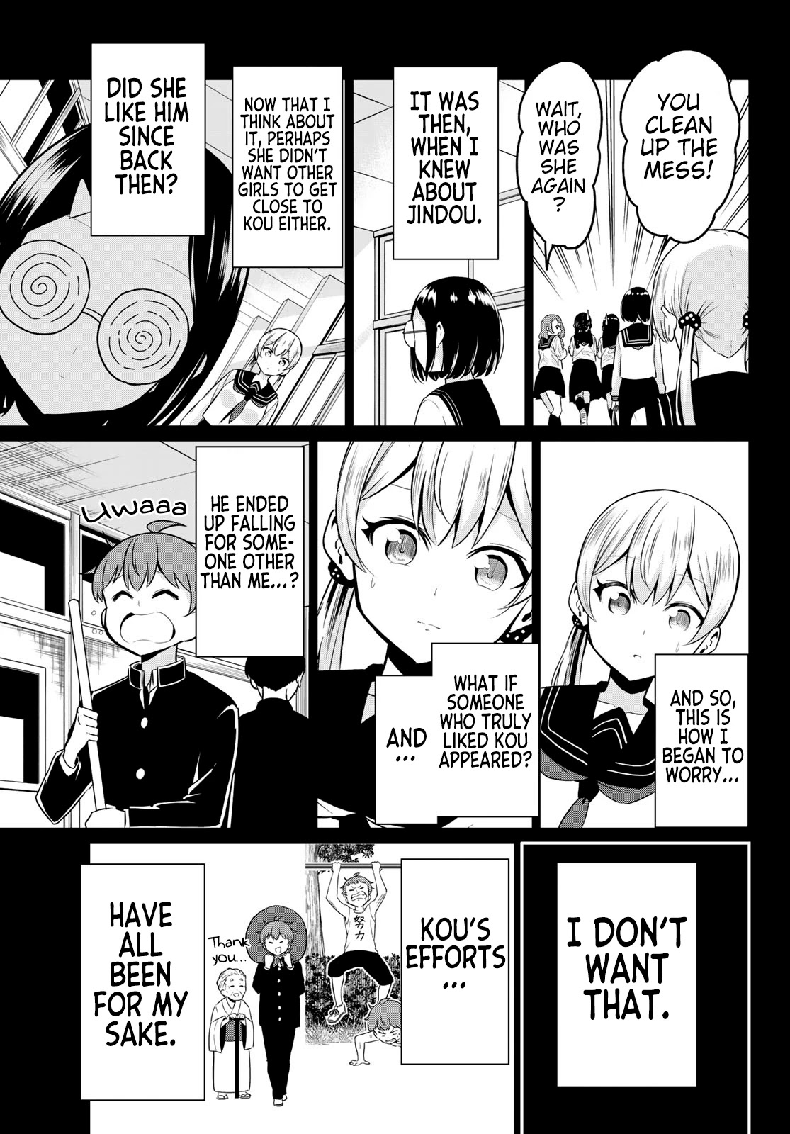 Sekai ka Kanojo ka Erabenai Chapter 35 page 13 - Chapter 35: The 35th Decision: Someone who should be happy