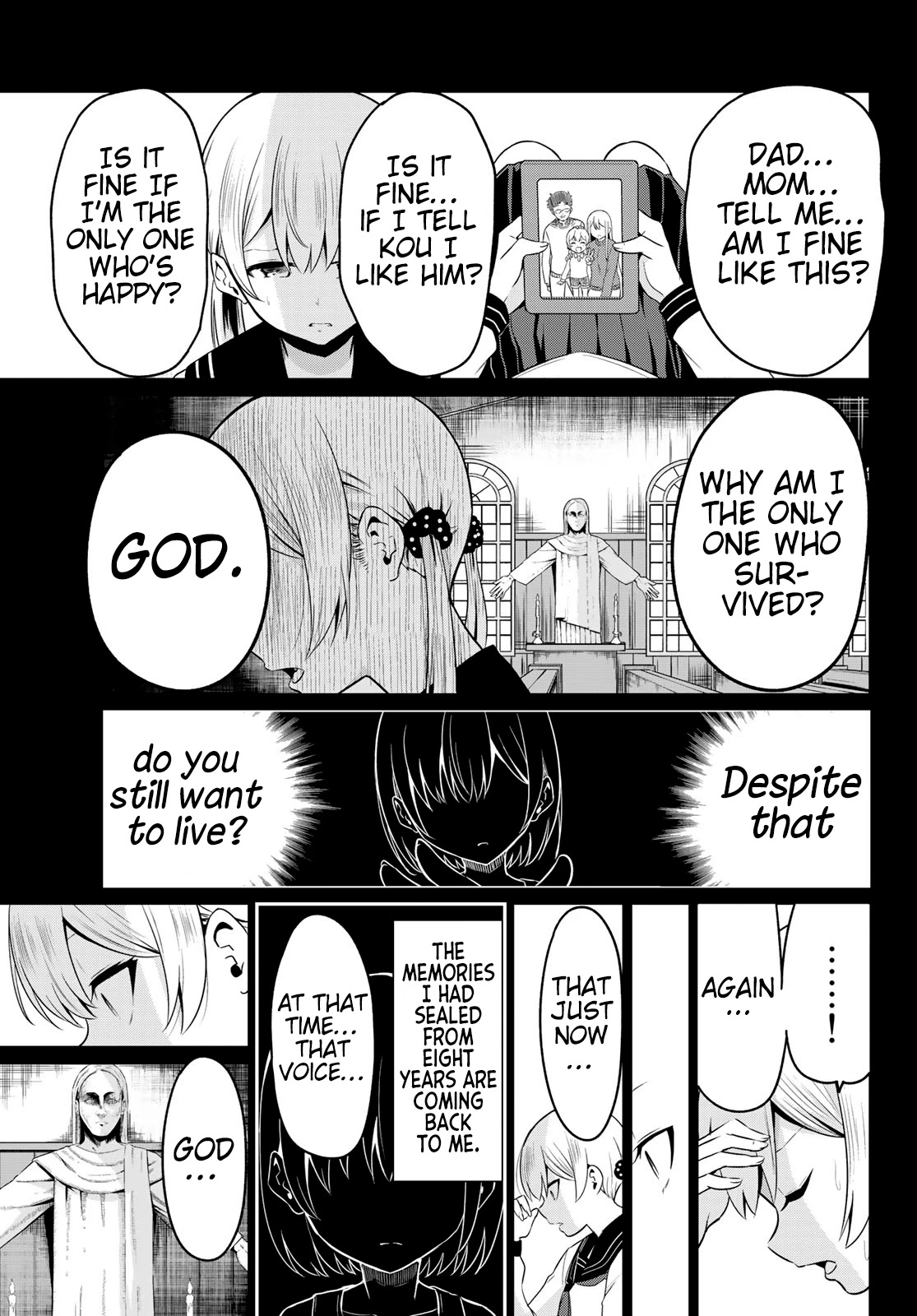 Sekai ka Kanojo ka Erabenai Chapter 35 page 21 - Chapter 35: The 35th Decision: Someone who should be happy
