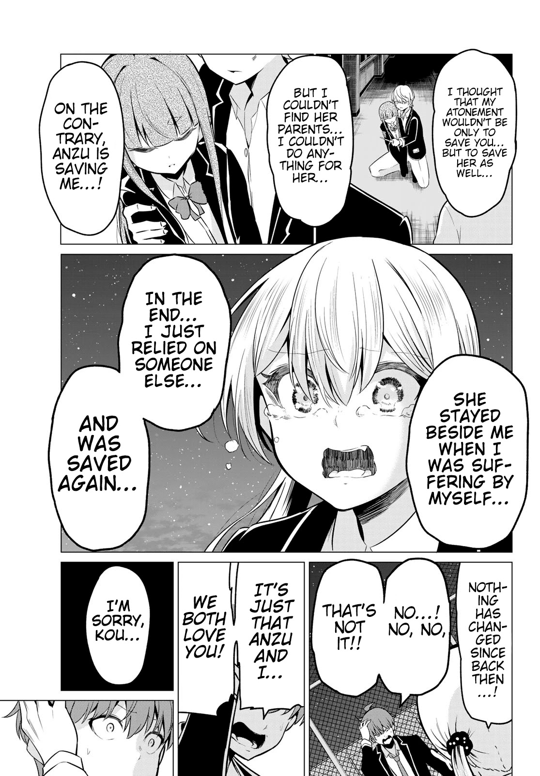 Sekai ka Kanojo ka Erabenai Chapter 35 page 34 - Chapter 35: The 35th Decision: Someone who should be happy