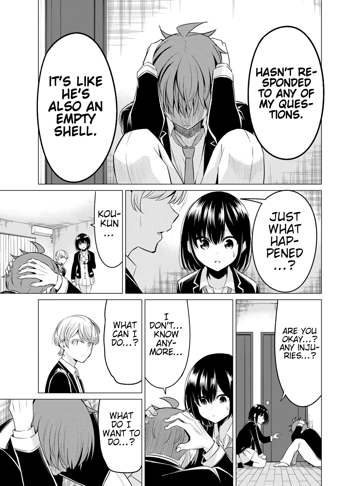 Sekai ka Kanojo ka Erabenai Chapter 36 page 17 - Chapter 36: The 36th Decision: Someone precious