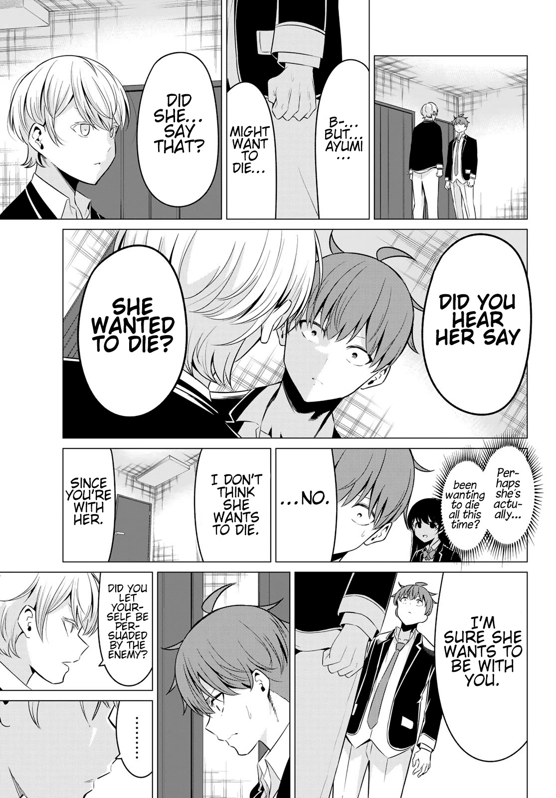 Sekai ka Kanojo ka Erabenai Chapter 36 page 27 - Chapter 36: The 36th Decision: Someone precious