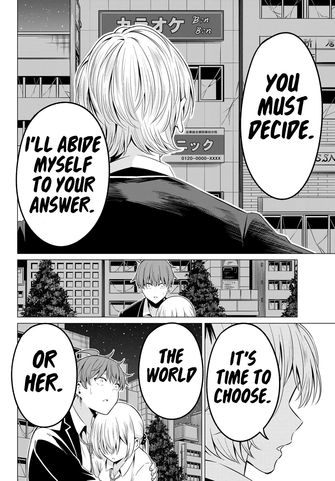 Sekai ka Kanojo ka Erabenai Chapter 37 page 23 - Chapter 37: The 37th Decision: The only thing I care about…