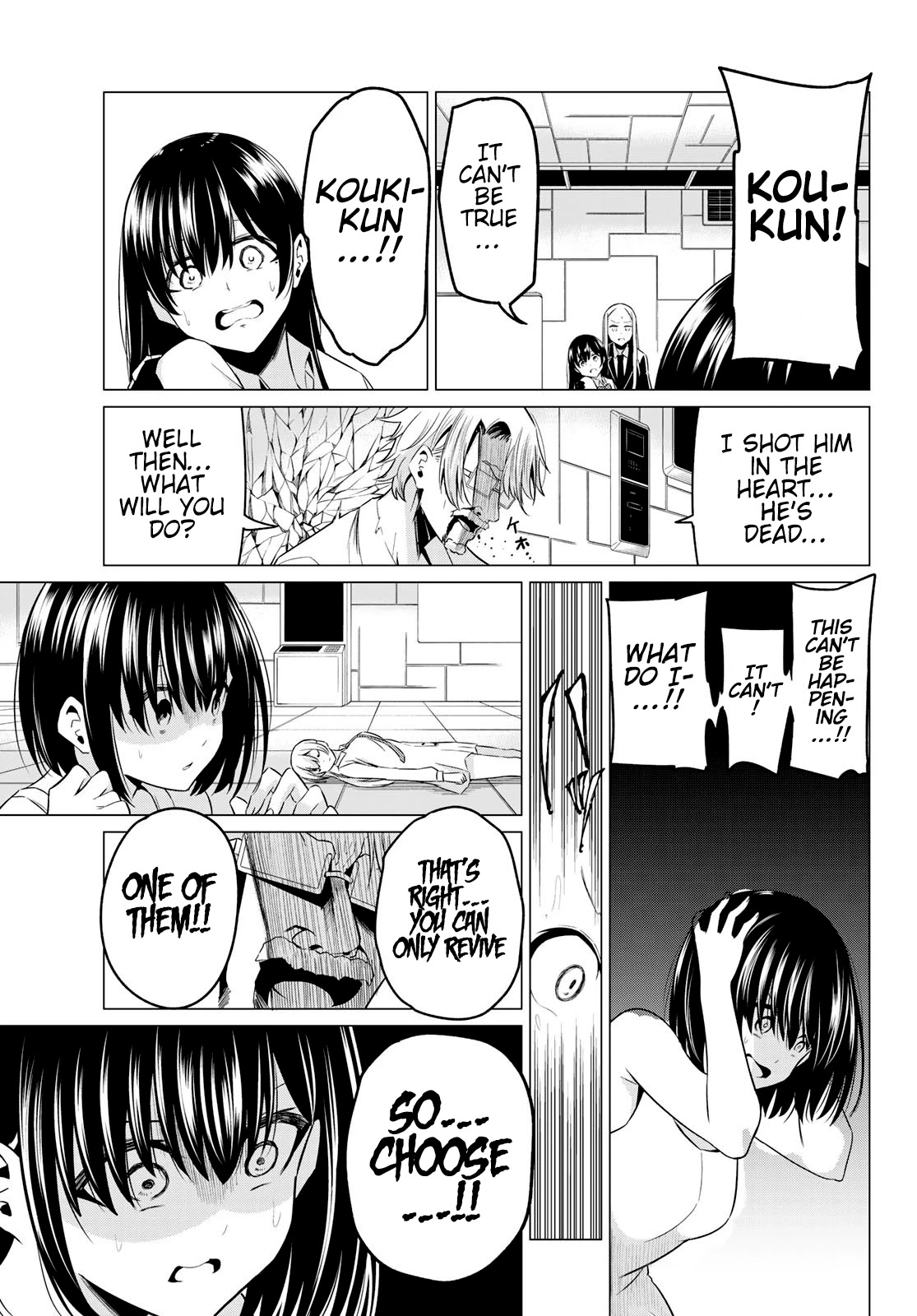 Sekai ka Kanojo ka Erabenai Chapter 38 page 34 - Chapter 38: The 38th Decision: This time… you’ll be able to choose right?