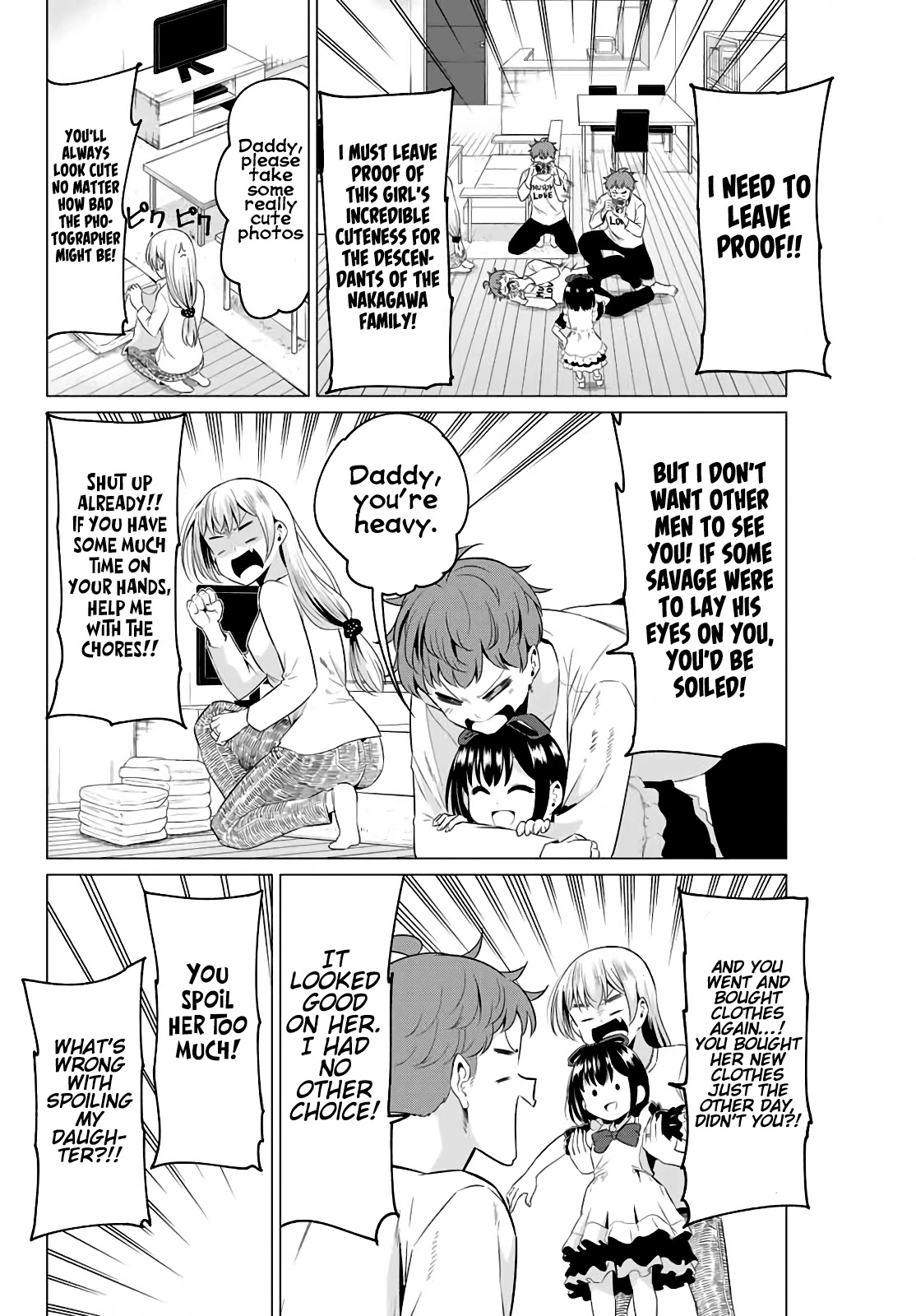 Sekai ka Kanojo ka Erabenai Chapter 40.2 page 3 - Chapter 40.2: Post-Decision 1: The Nakagawa Family
