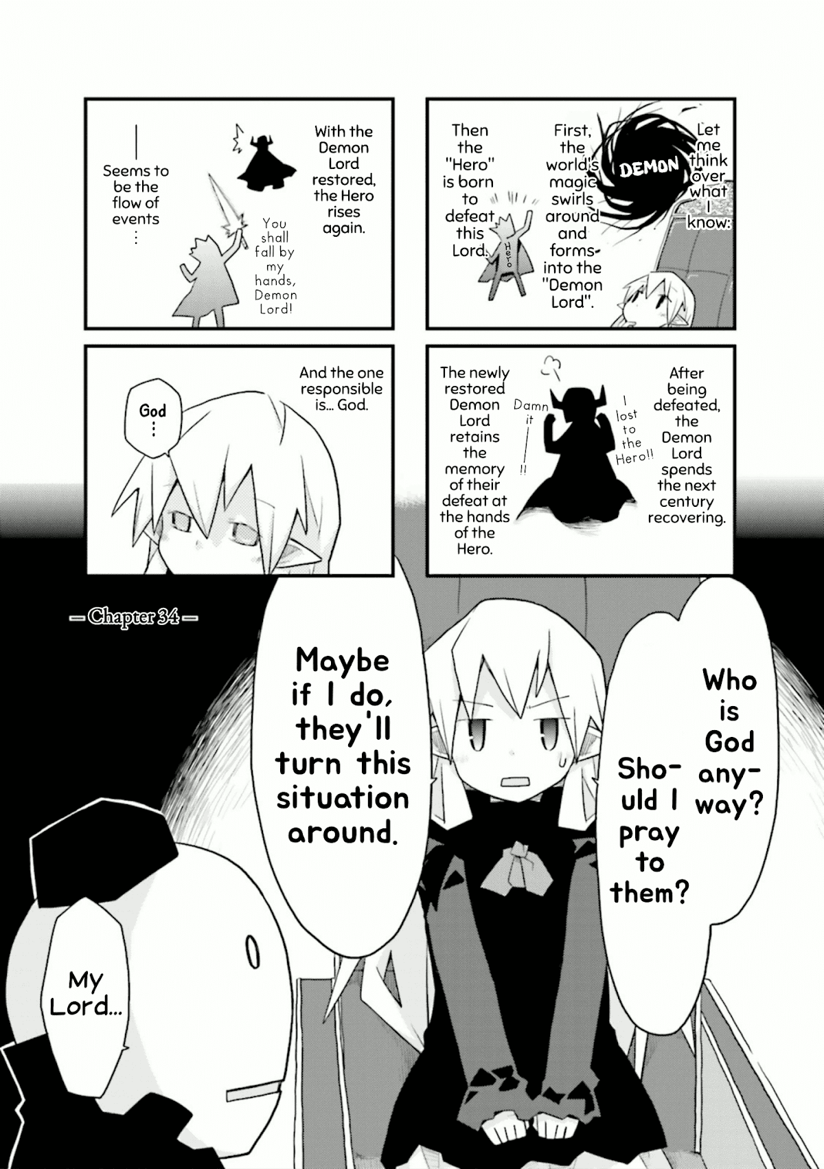 Sekai Maou Chapter 34 page 1 - Chapter 34: I'd Rather Have No Food Than No Demon Lord