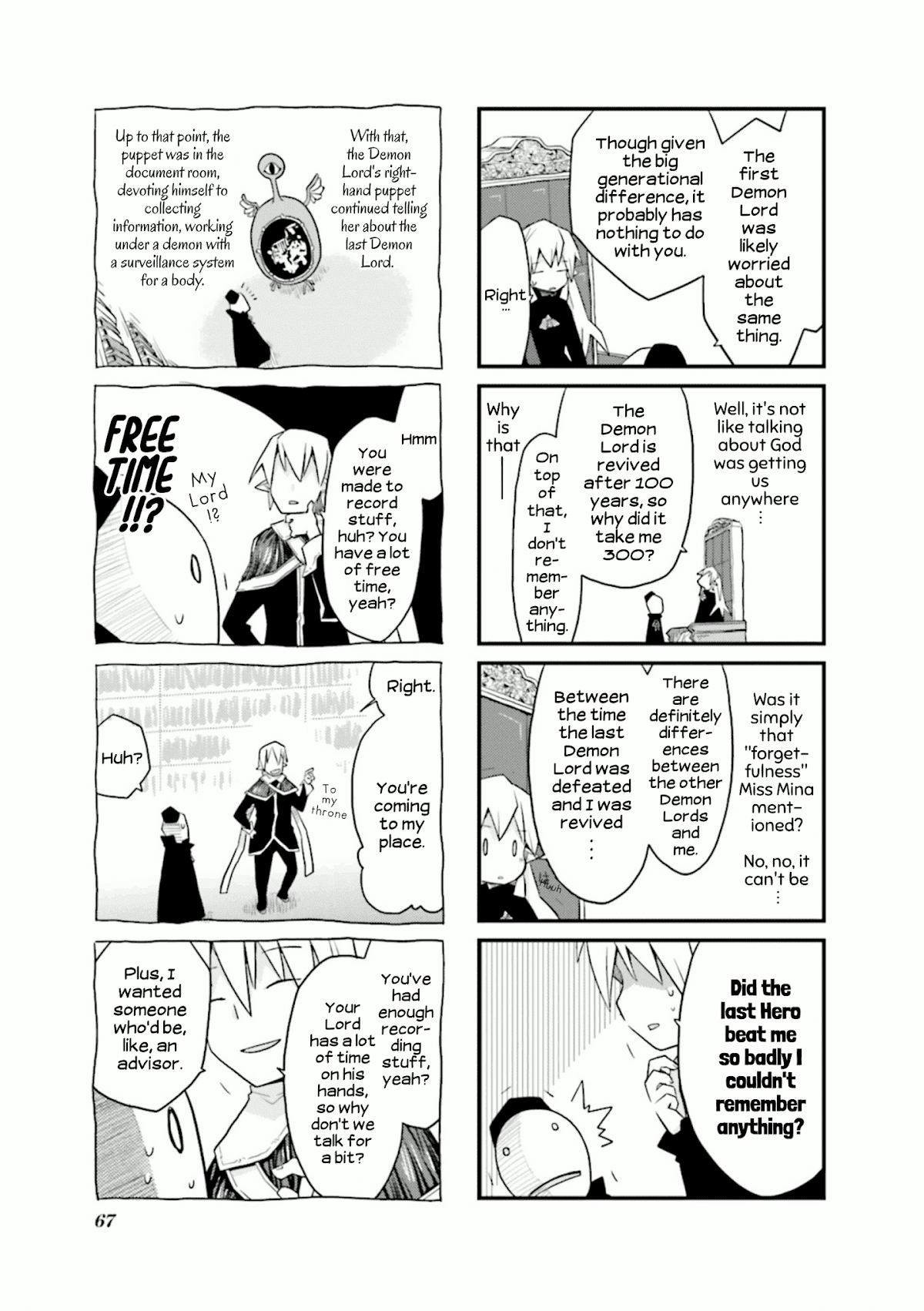 Sekai Maou Chapter 34 page 3 - Chapter 34: I'd Rather Have No Food Than No Demon Lord