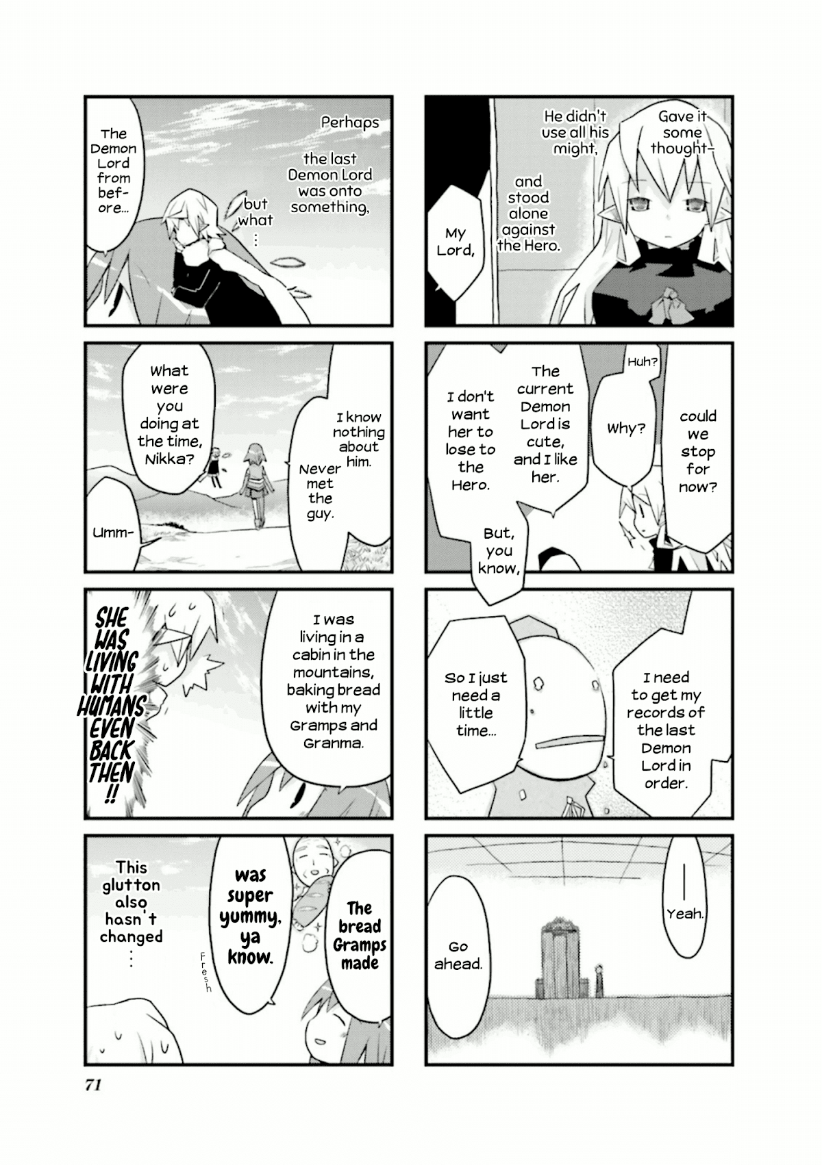 Sekai Maou Chapter 34 page 7 - Chapter 34: I'd Rather Have No Food Than No Demon Lord