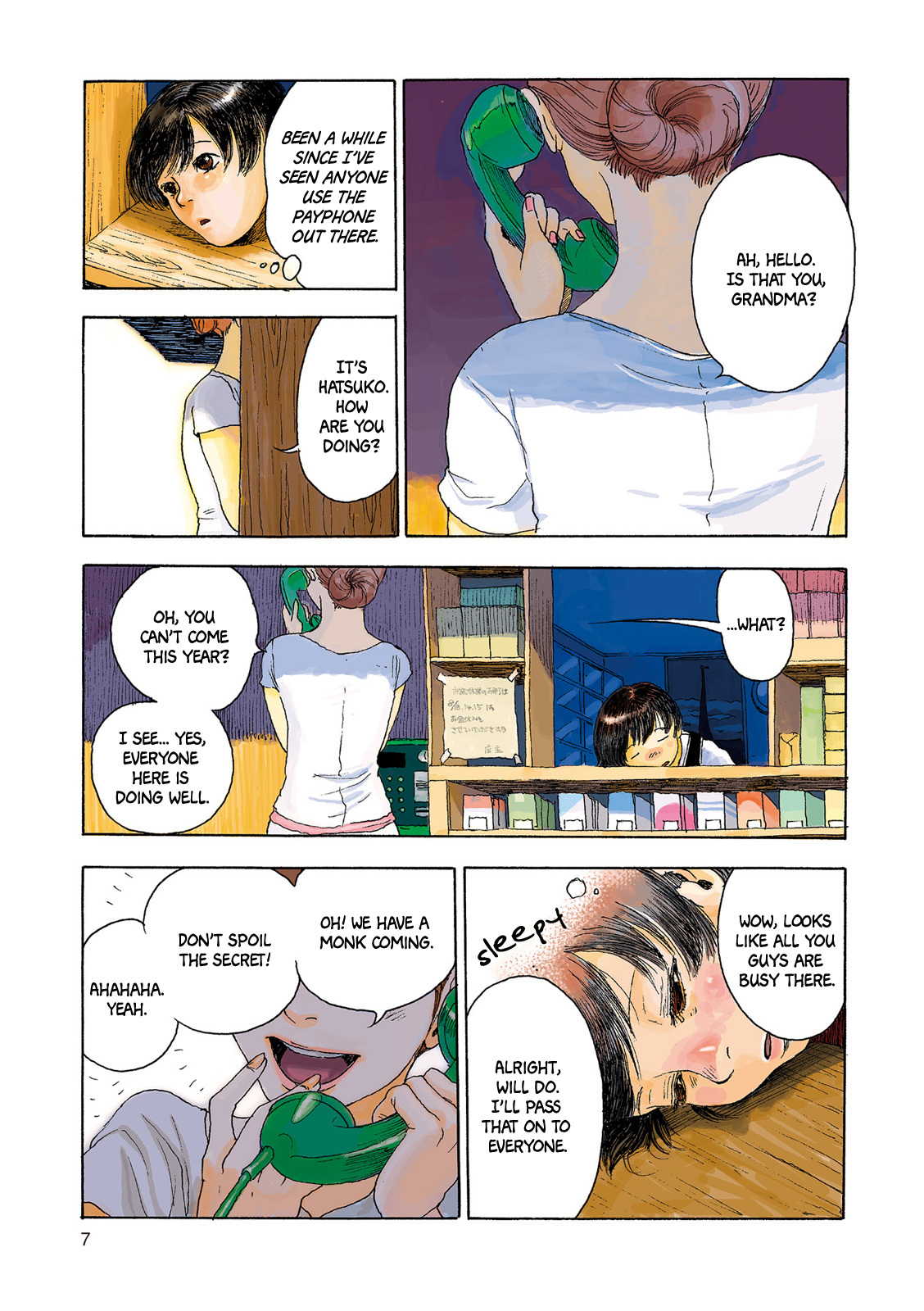 Sekai no Aikotoba wa Mizu Chapter 1 page 7 - Chapter 1: Bon