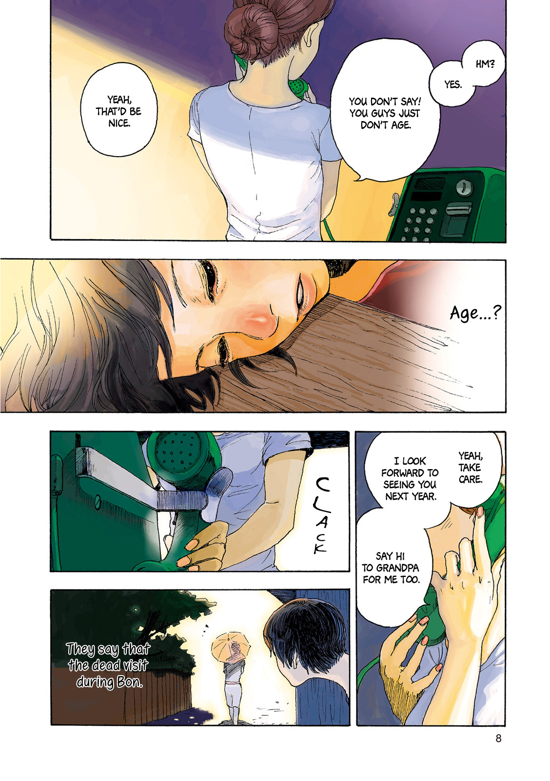 Sekai no Aikotoba wa Mizu Chapter 1 page 8 - Chapter 1: Bon