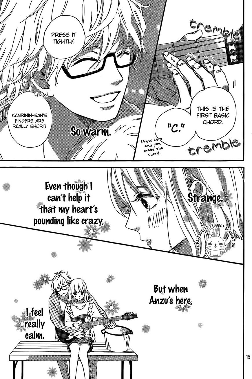 Sekai no Hashikko to Anzu Jam Chapter 8 page 18 - Chapter 8 : Blue Sky Guitar