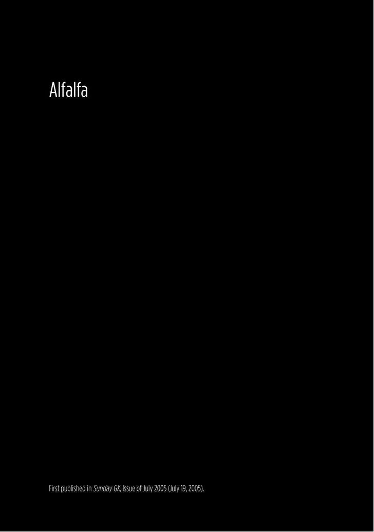 Sekai no Owari to Yoakemae Chapter 3 page 1 - Chapter 3: Alfalfa