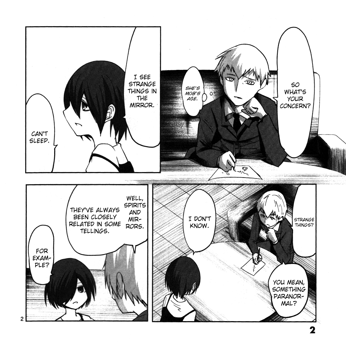 Sekai Oni x Mob Psycho 100 Chapter 0.2 page 2 - Chapter 0 v2 : [Oneshot]