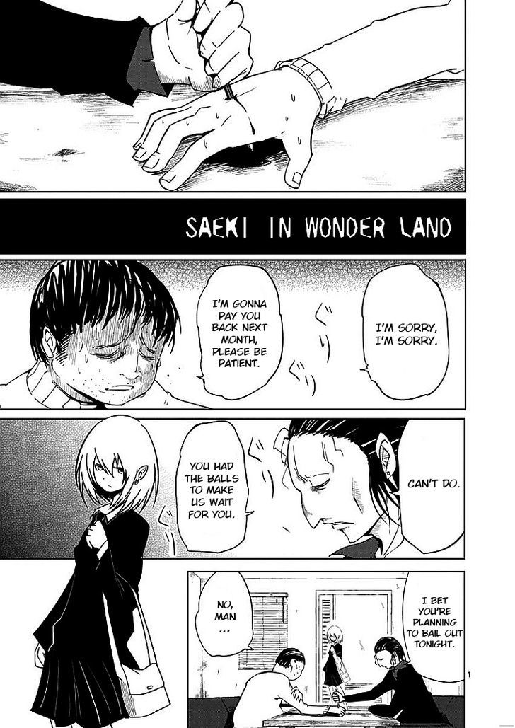 Sekai Oni Chapter 14.5 page 1 - Chapter 14.5 : Saeki in Wonderland