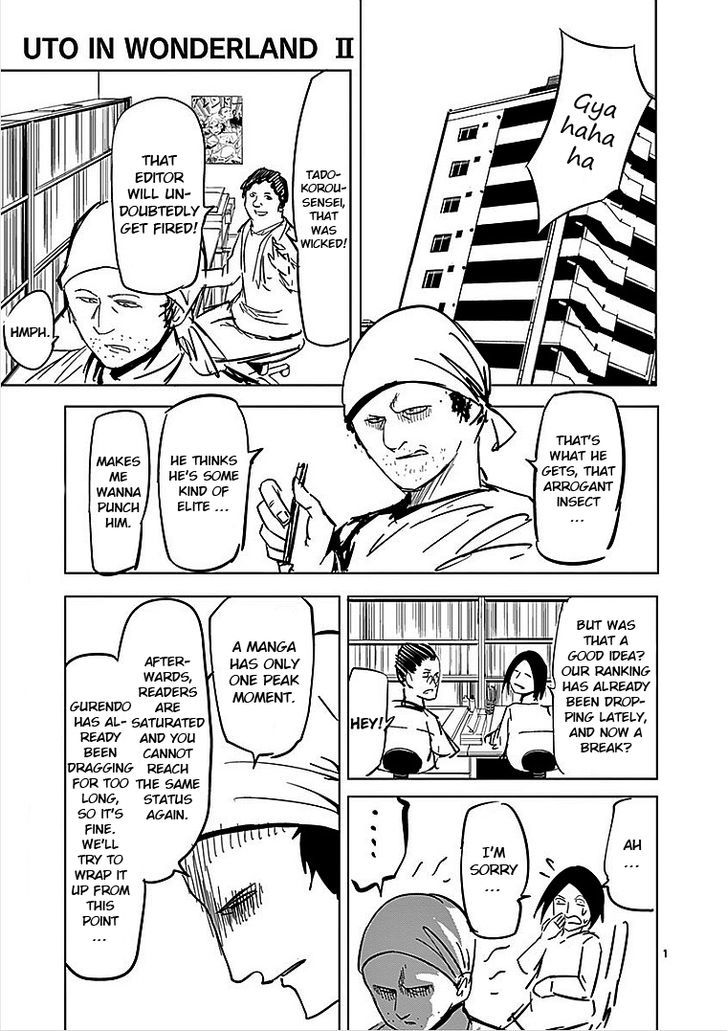 Sekai Oni Chapter 43.5 page 1 - Chapter 43.5 : Utou in Wonderland II