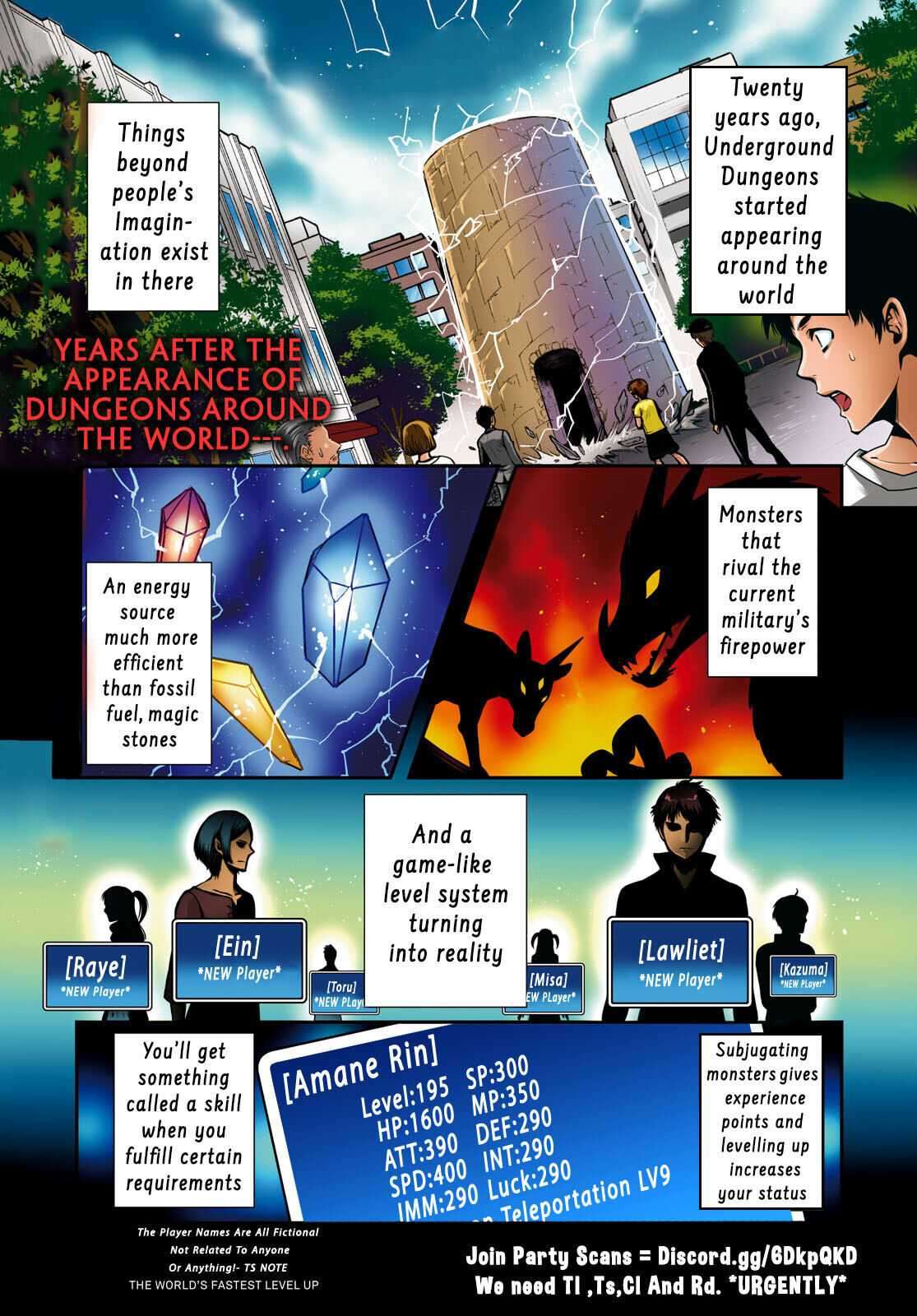 Sekai Saisoku no Level Up! Chapter 1 page 3 - Chapter 1