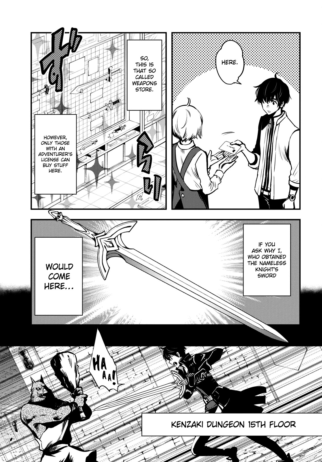 Sekai Saisoku no Level Up! Chapter 9 page 4 - Chapter 9