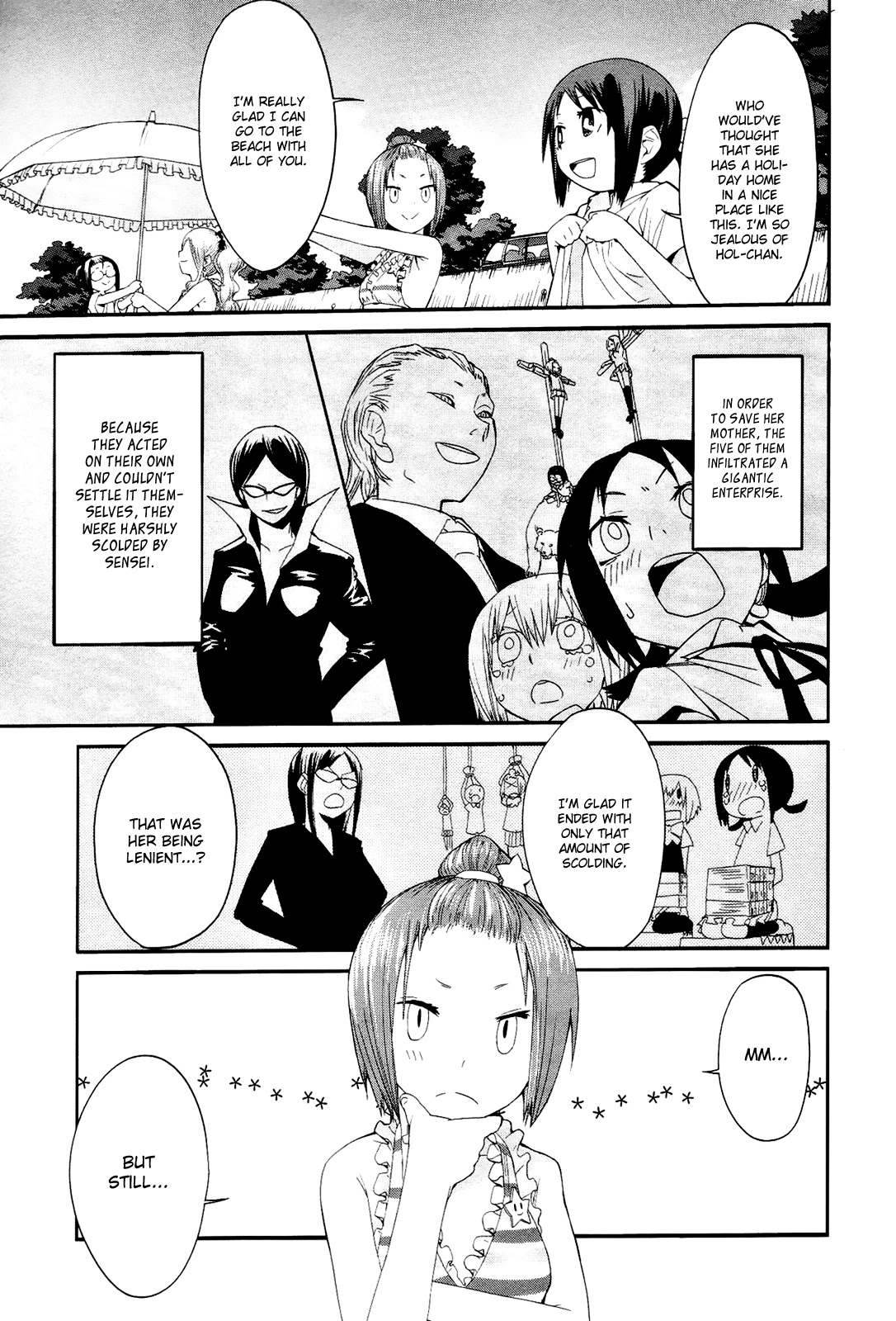 Sekai Seifuku Sekirara Jogakkan Chapter 11 page 9 - Chapter 11: Swimsuit Show