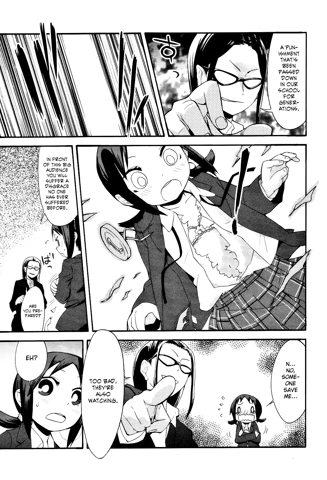 Sekai Seifuku Sekirara Jogakkan Chapter 14 page 11 - Chapter 14: Classmate Abnormality