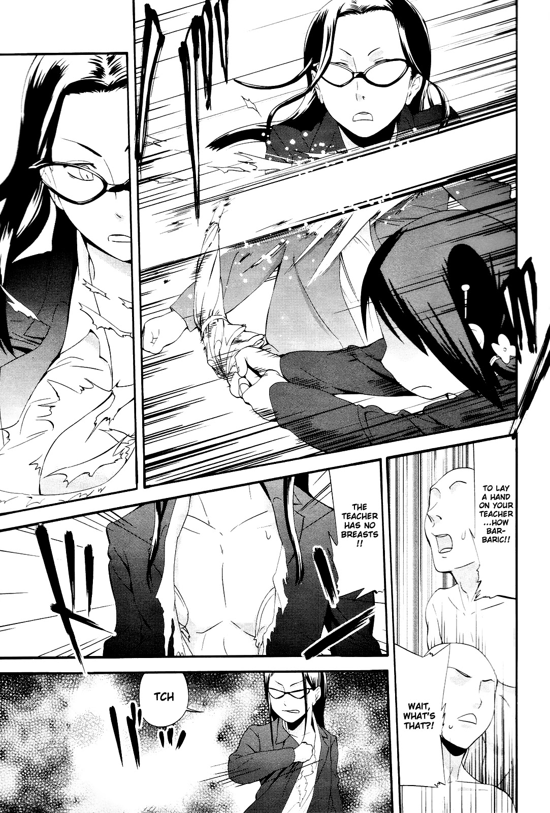 Sekai Seifuku Sekirara Jogakkan Chapter 14 page 13 - Chapter 14: Classmate Abnormality