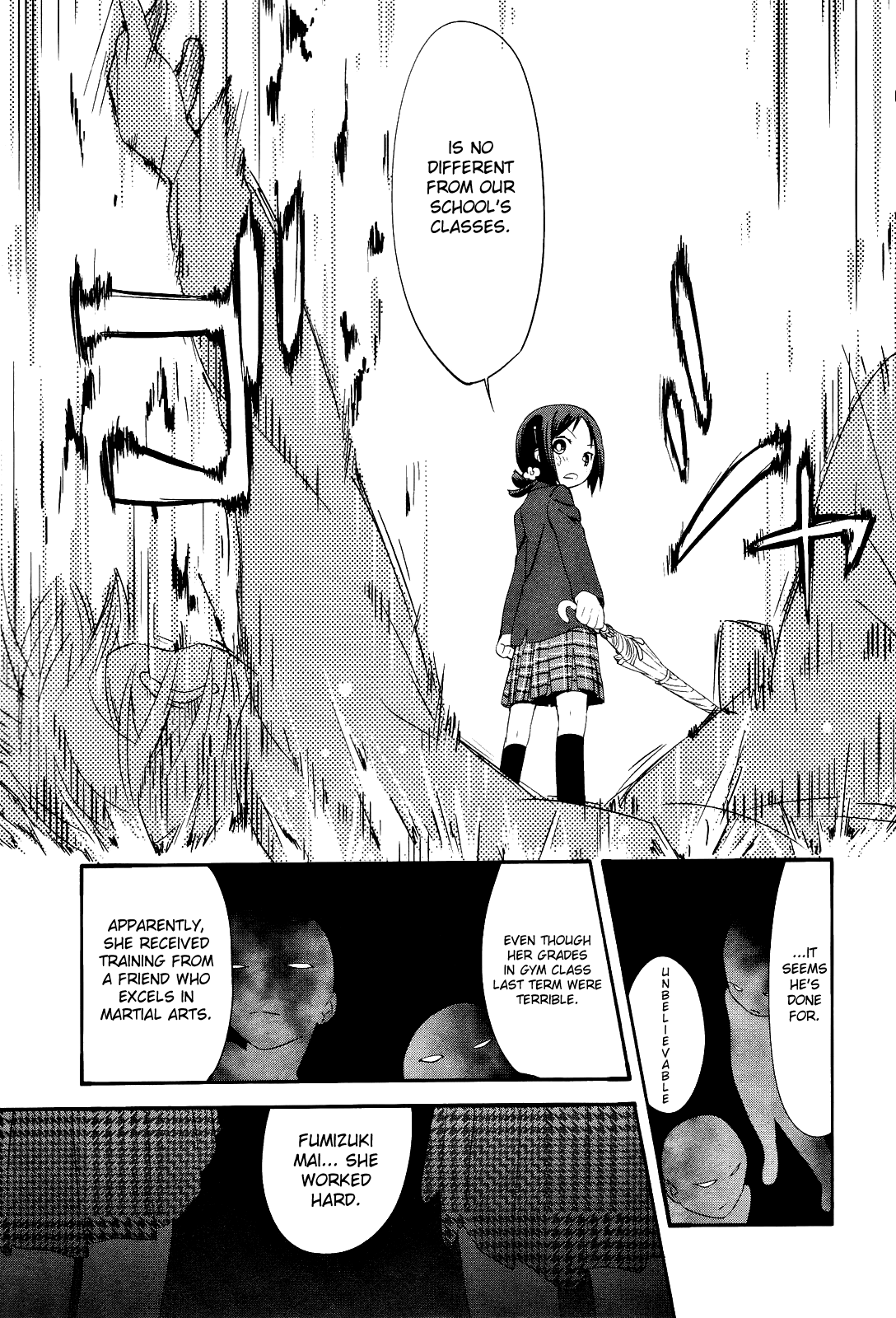 Sekai Seifuku Sekirara Jogakkan Chapter 14 page 19 - Chapter 14: Classmate Abnormality
