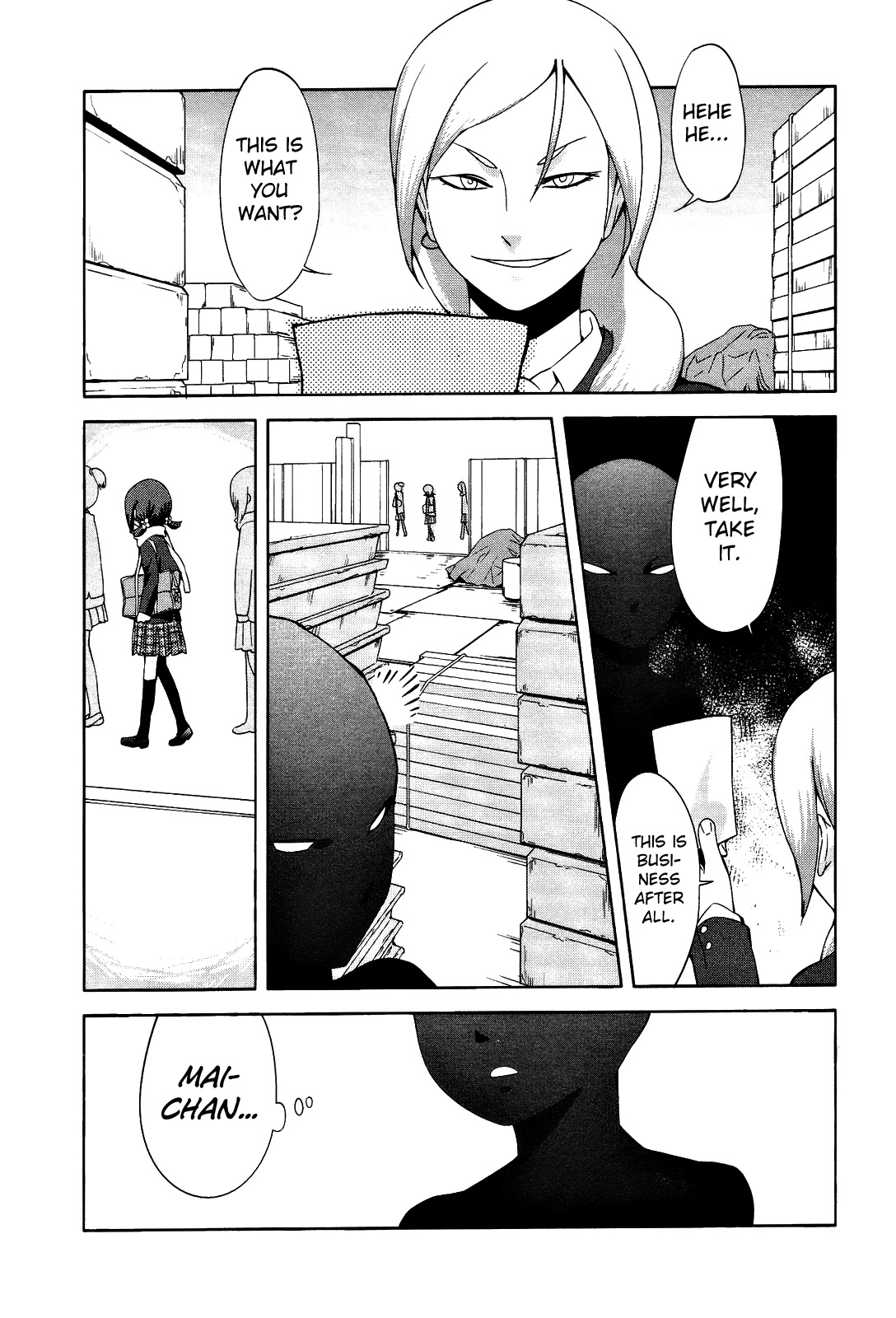 Sekai Seifuku Sekirara Jogakkan Chapter 16 page 1 - Chapter 16: Friendship Turmoil