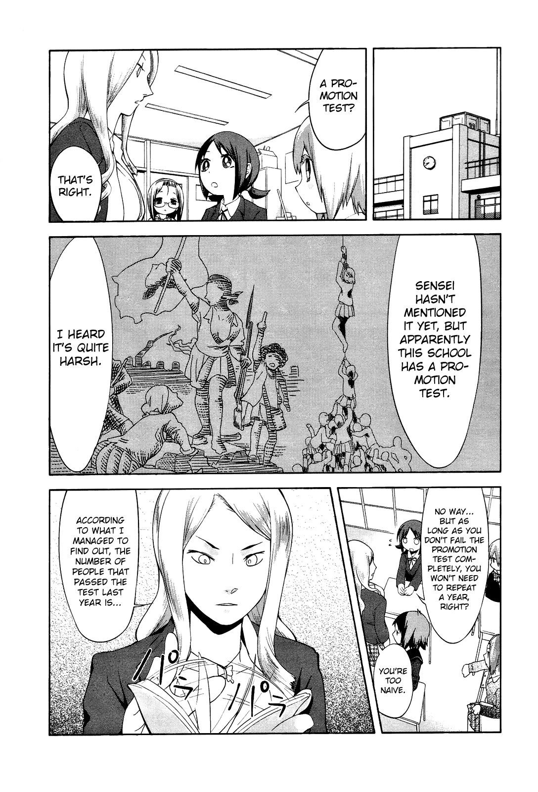 Sekai Seifuku Sekirara Jogakkan Chapter 16 page 3 - Chapter 16: Friendship Turmoil