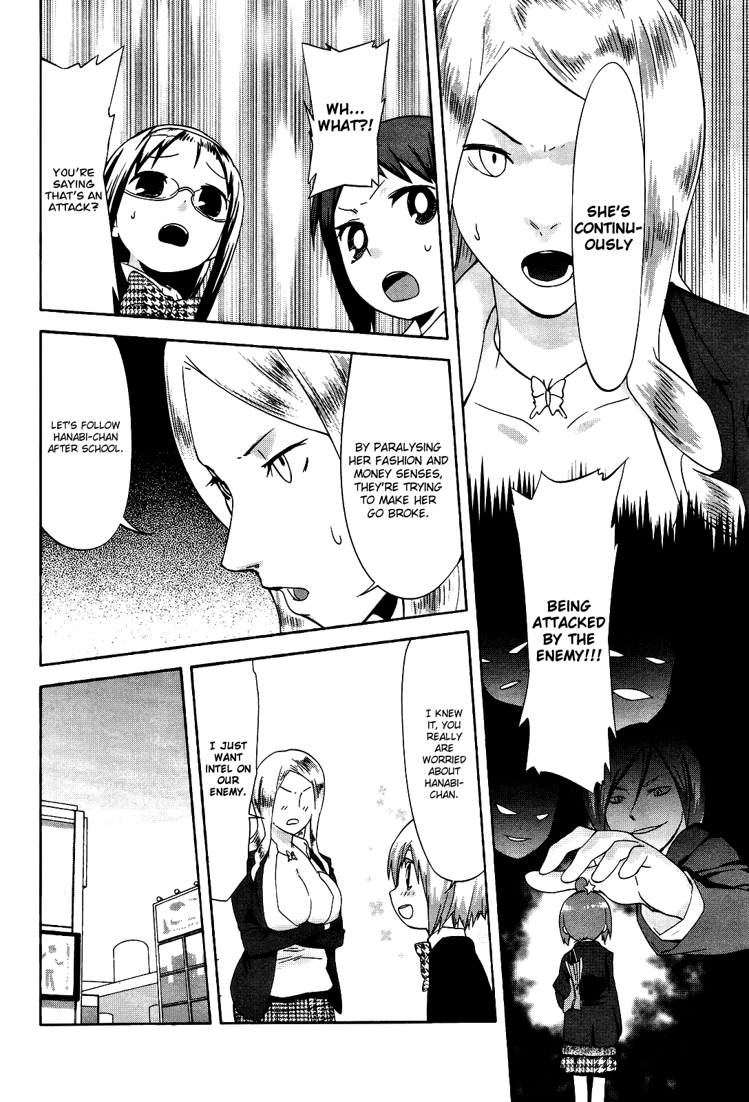 Sekai Seifuku Sekirara Jogakkan Chapter 17 page 12 - Chapter 17: Internal Strife Increase