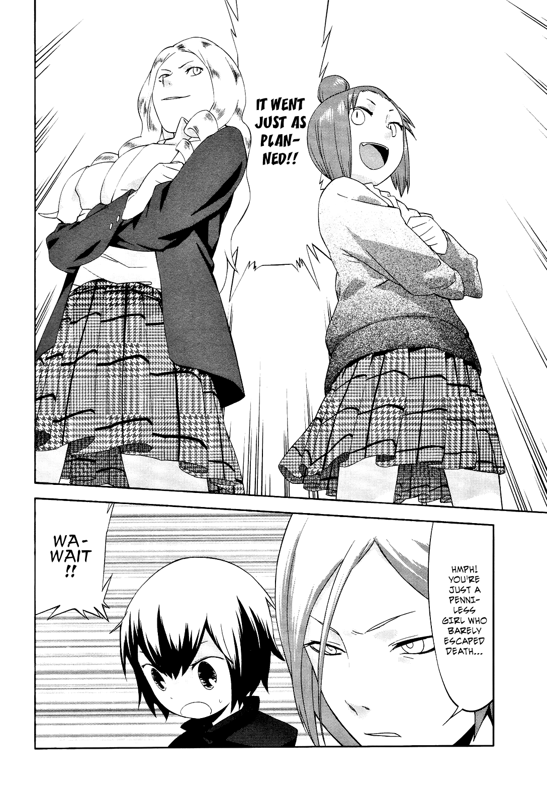 Sekai Seifuku Sekirara Jogakkan Chapter 18 page 12 - Chapter 18: Sudden Change Woman