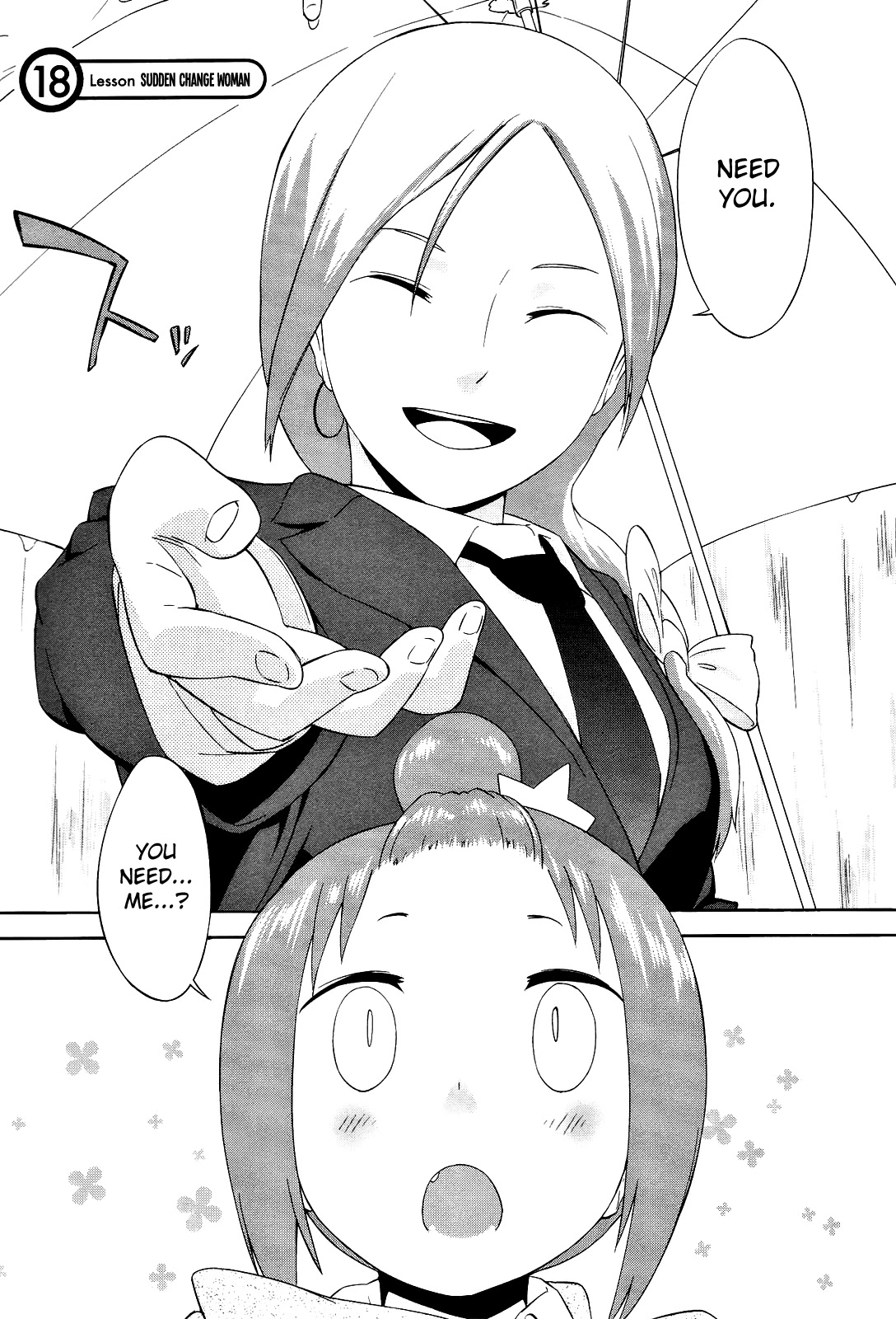 Sekai Seifuku Sekirara Jogakkan Chapter 18 page 2 - Chapter 18: Sudden Change Woman