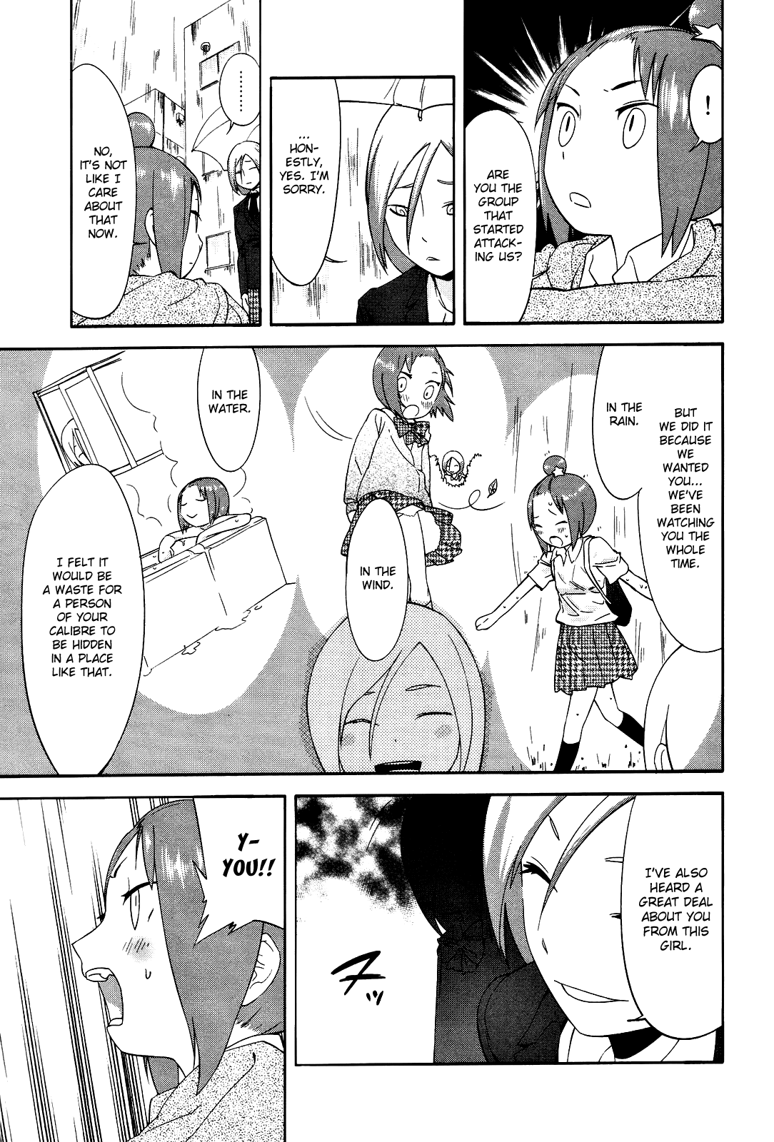 Sekai Seifuku Sekirara Jogakkan Chapter 18 page 3 - Chapter 18: Sudden Change Woman