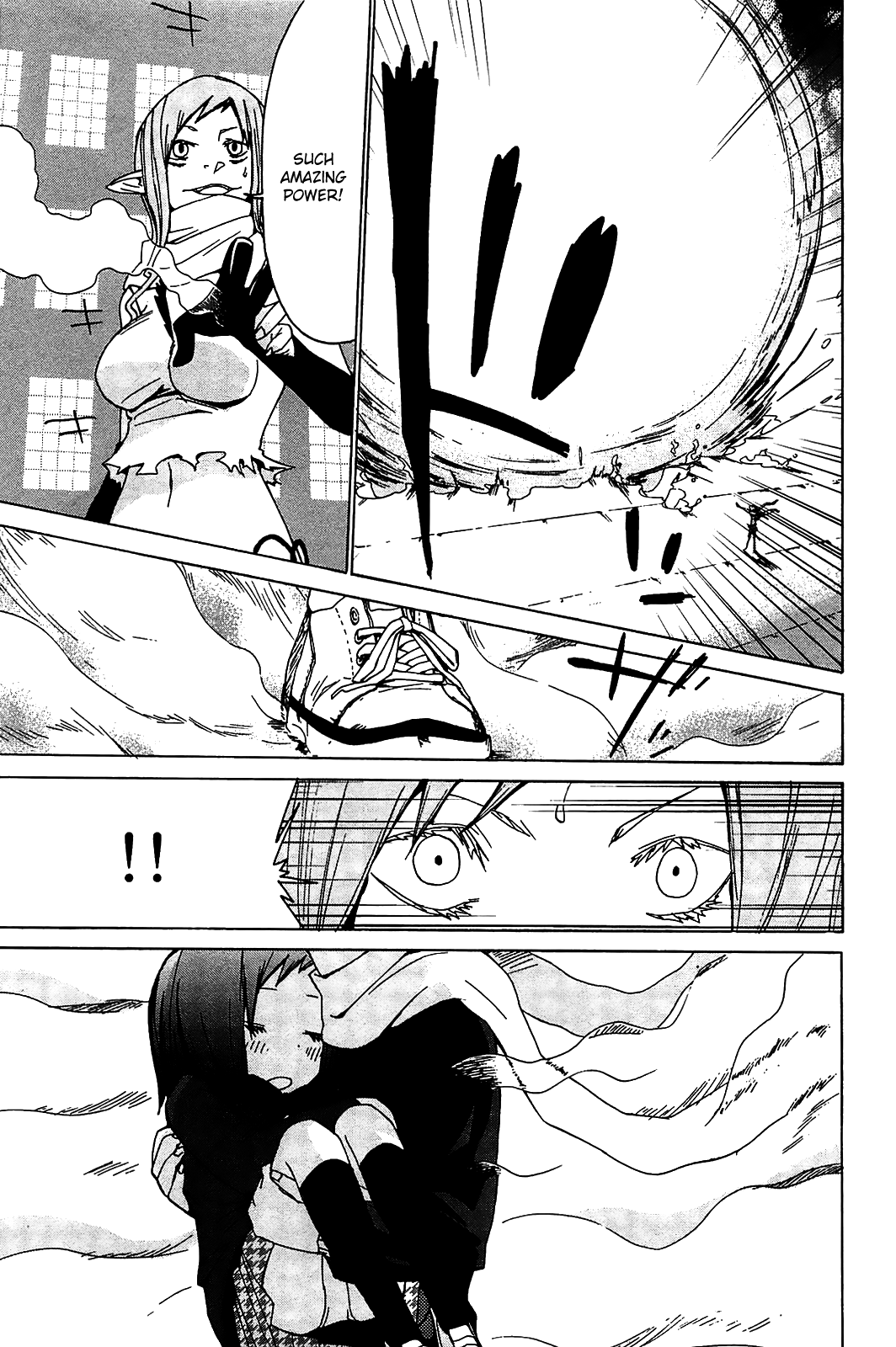 Sekai Seifuku Sekirara Jogakkan Chapter 24.1 page 16 - Chapter 24.1: Oneshot: Mask of Righteousness: Muffler Justice
