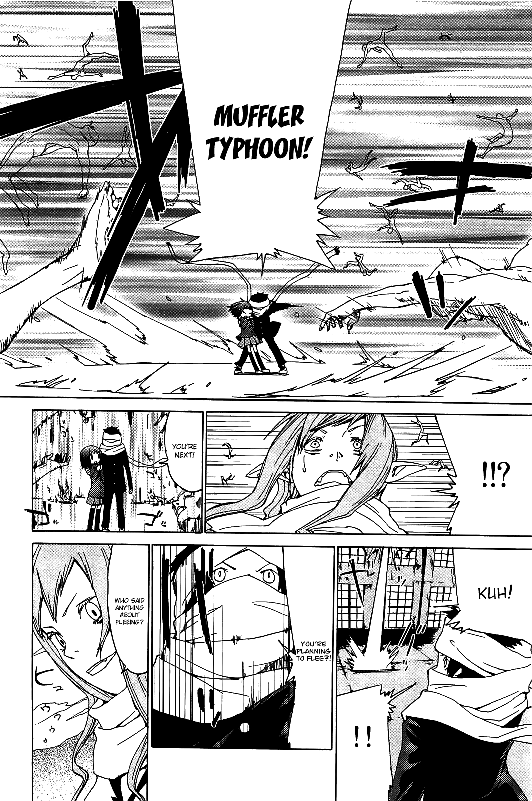 Sekai Seifuku Sekirara Jogakkan Chapter 24.1 page 19 - Chapter 24.1: Oneshot: Mask of Righteousness: Muffler Justice