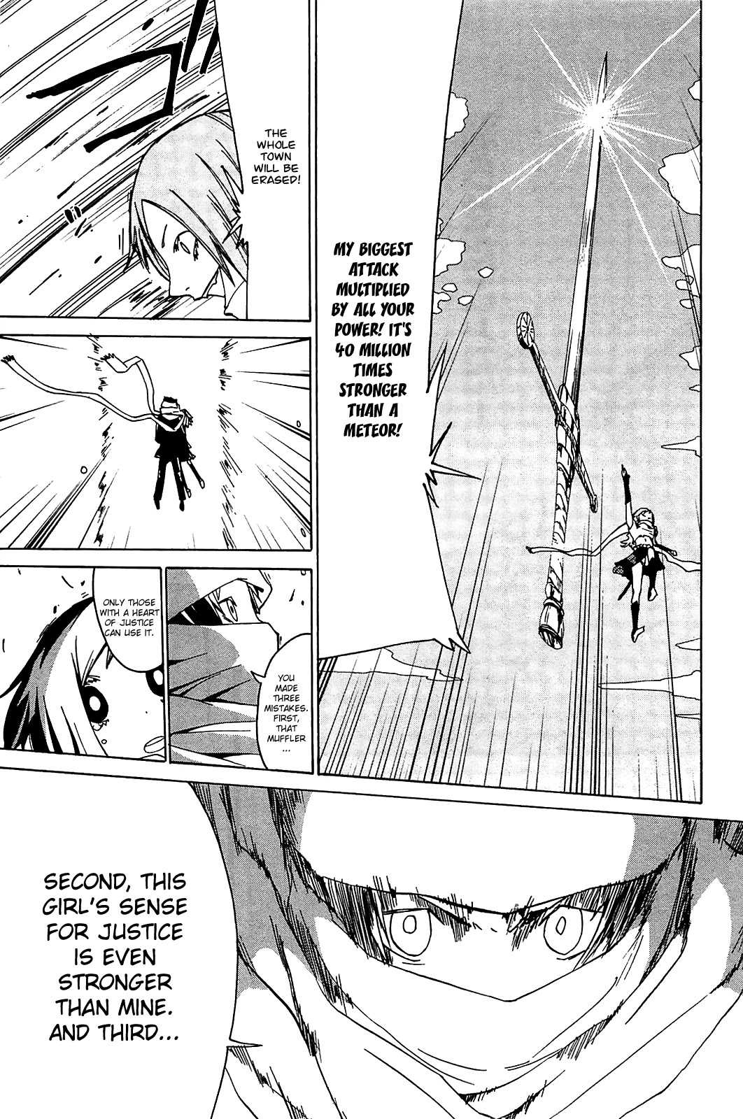 Sekai Seifuku Sekirara Jogakkan Chapter 24.1 page 20 - Chapter 24.1: Oneshot: Mask of Righteousness: Muffler Justice