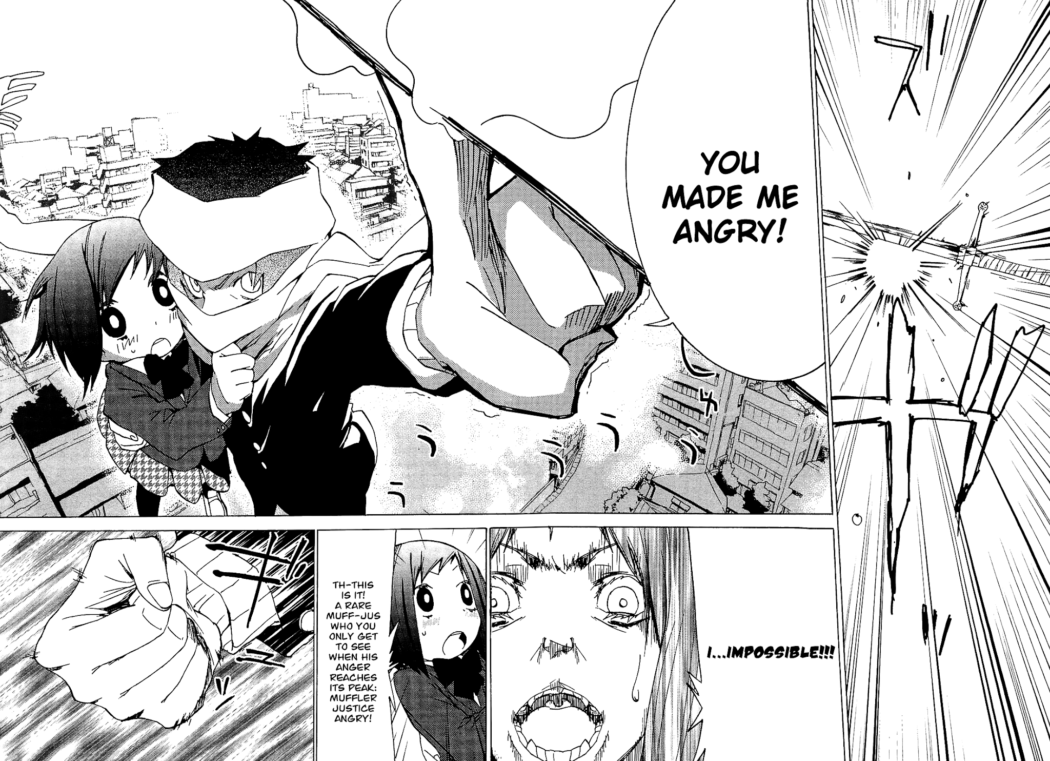 Sekai Seifuku Sekirara Jogakkan Chapter 24.1 page 21 - Chapter 24.1: Oneshot: Mask of Righteousness: Muffler Justice