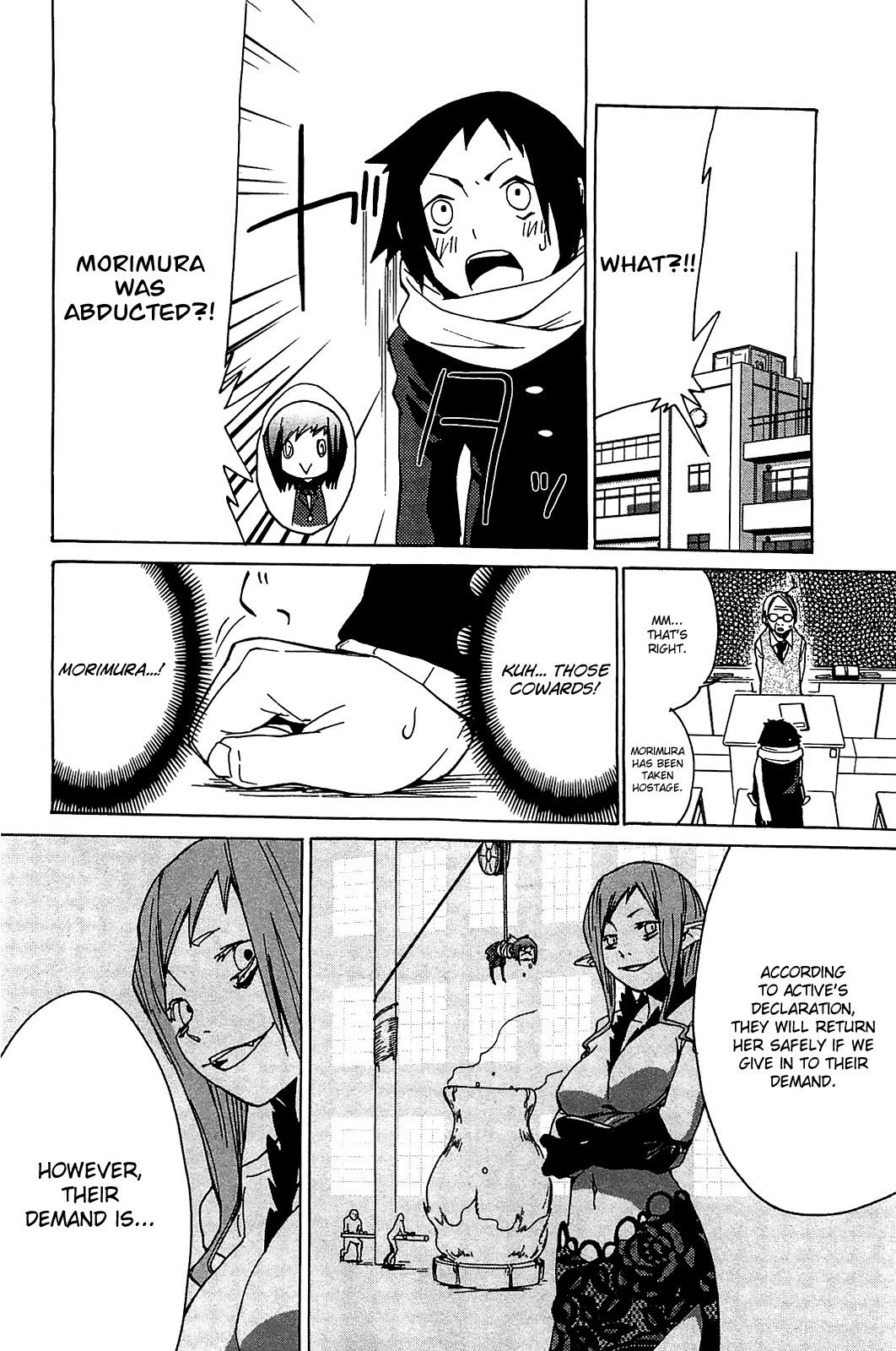 Sekai Seifuku Sekirara Jogakkan Chapter 24.1 page 7 - Chapter 24.1: Oneshot: Mask of Righteousness: Muffler Justice