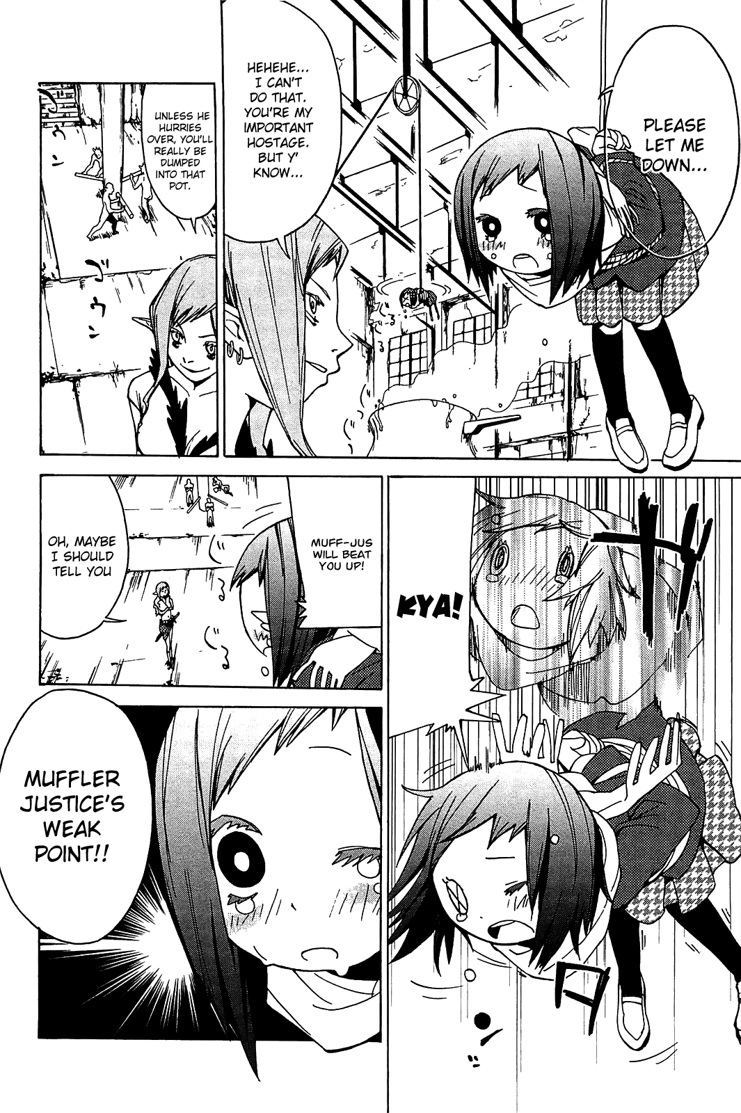 Sekai Seifuku Sekirara Jogakkan Chapter 24.1 page 9 - Chapter 24.1: Oneshot: Mask of Righteousness: Muffler Justice