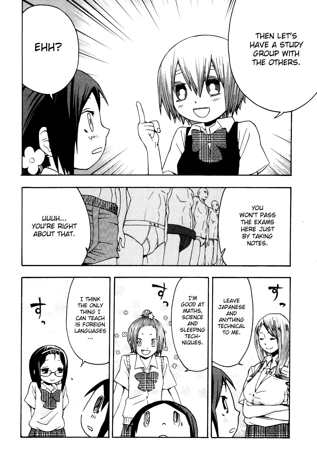 Sekai Seifuku Sekirara Jogakkan Chapter 5 page 5 - Chapter 5: Study Group