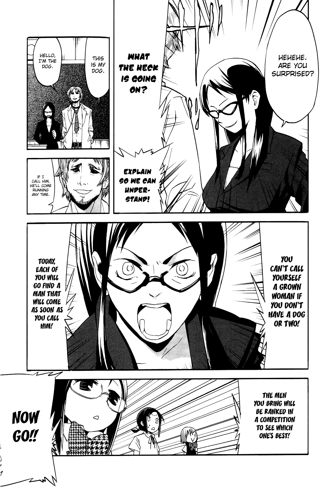 Sekai Seifuku Sekirara Jogakkan Chapter 7 page 4 - Chapter 7: Male Dog