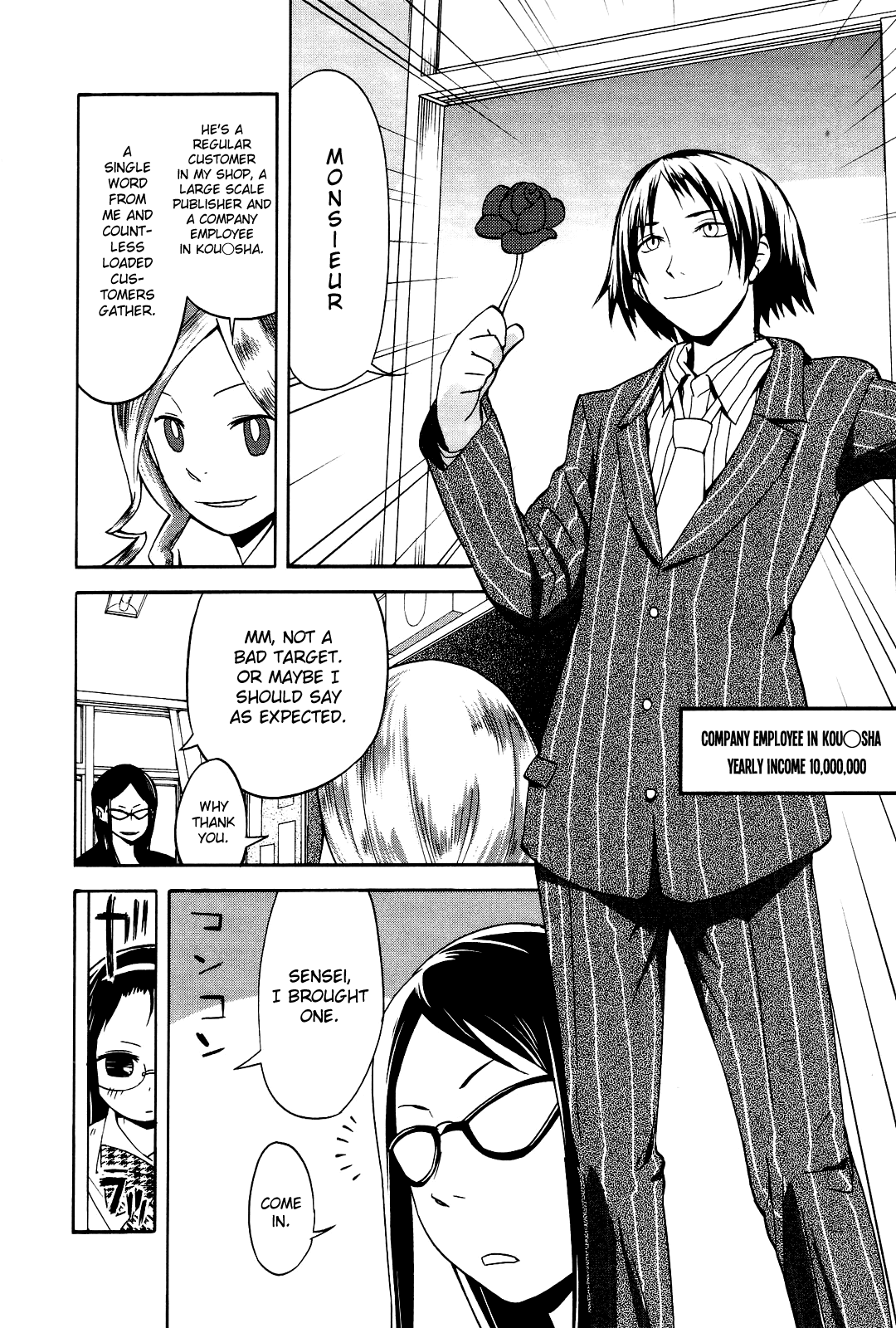 Sekai Seifuku Sekirara Jogakkan Chapter 7 page 9 - Chapter 7: Male Dog