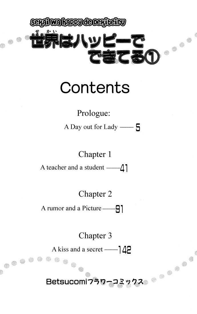 Sekai wa Happy de Dekiteiru Chapter 0 page 3 - Chapter 0: A Day out for Lady