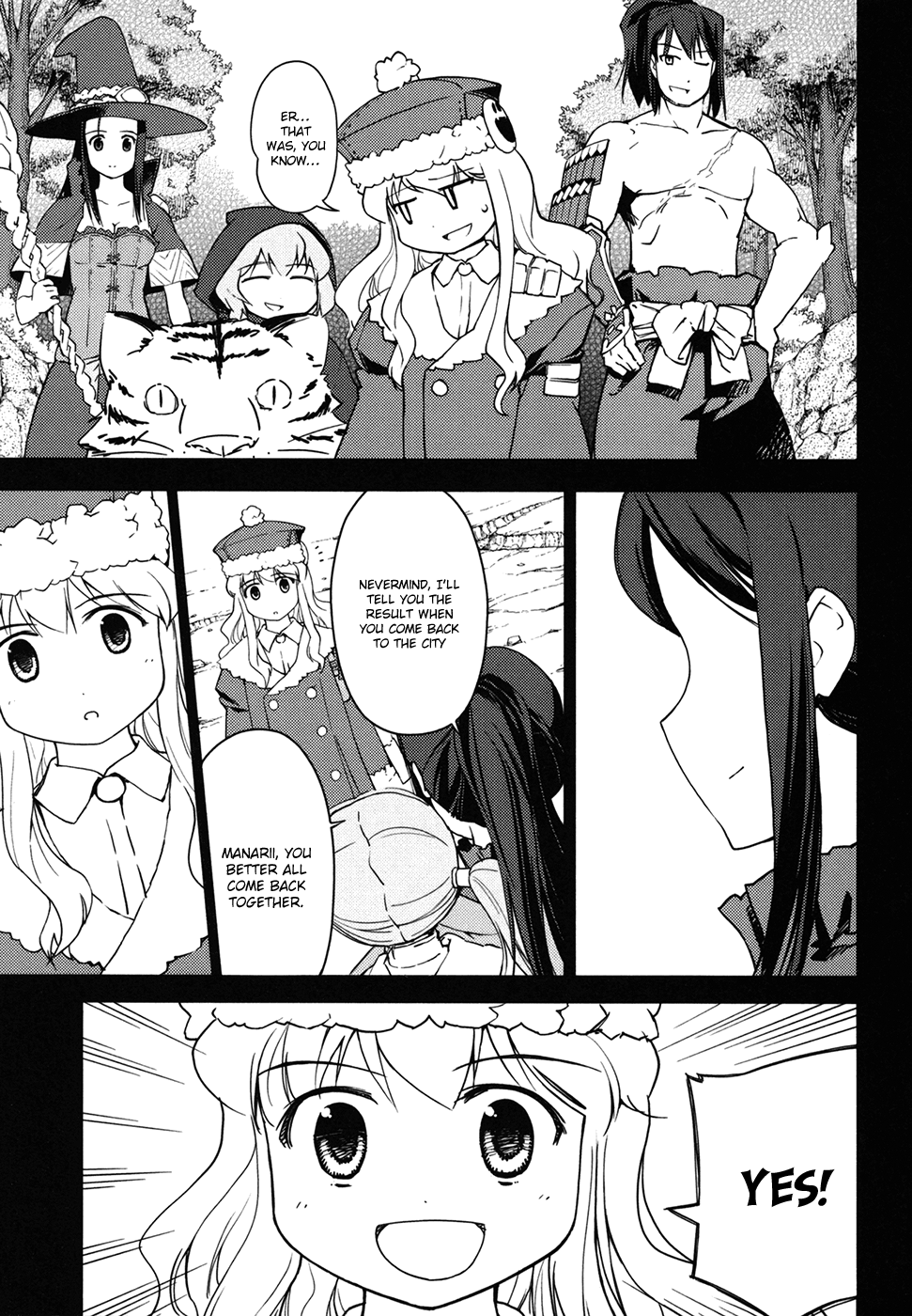 Sekaiju no Meikyuu II ~Rikka no Shoujo~ Chapter 10 page 13 - Chapter 10: Forward! Into The Third Stratum!