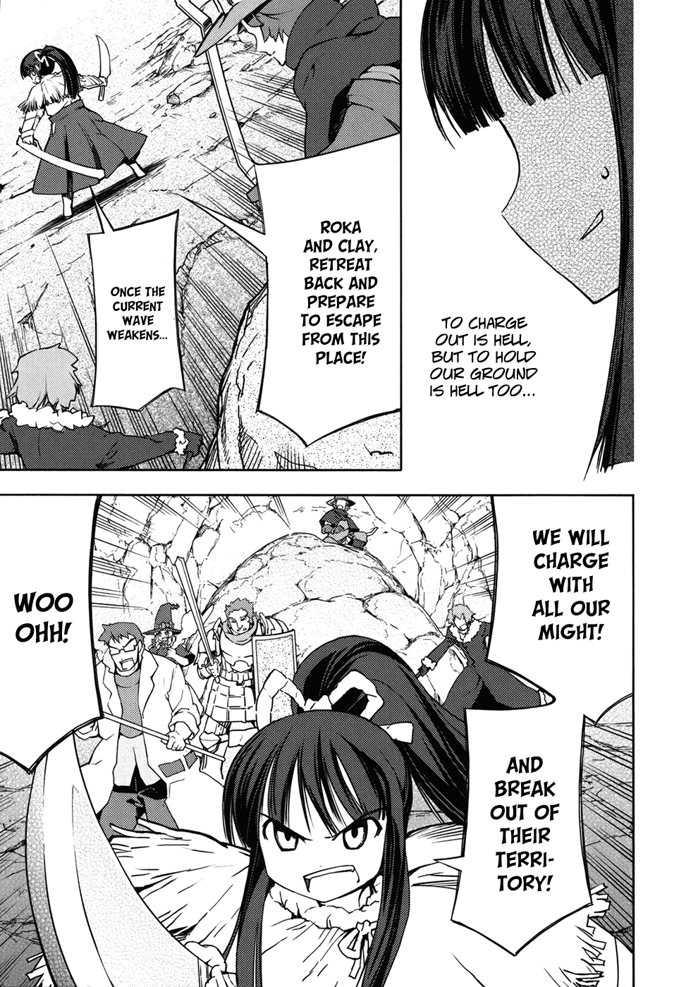 Sekaiju no Meikyuu II ~Rikka no Shoujo~ Chapter 10 page 19 - Chapter 10: Forward! Into The Third Stratum!