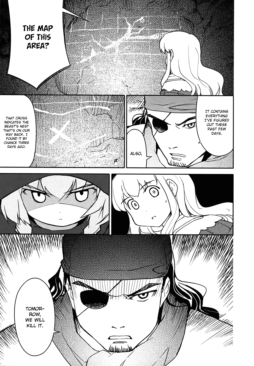 Sekaiju no Meikyuu II ~Rikka no Shoujo~ Chapter 11 page 27 - Chapter 11: Lone Shadow In The Snow