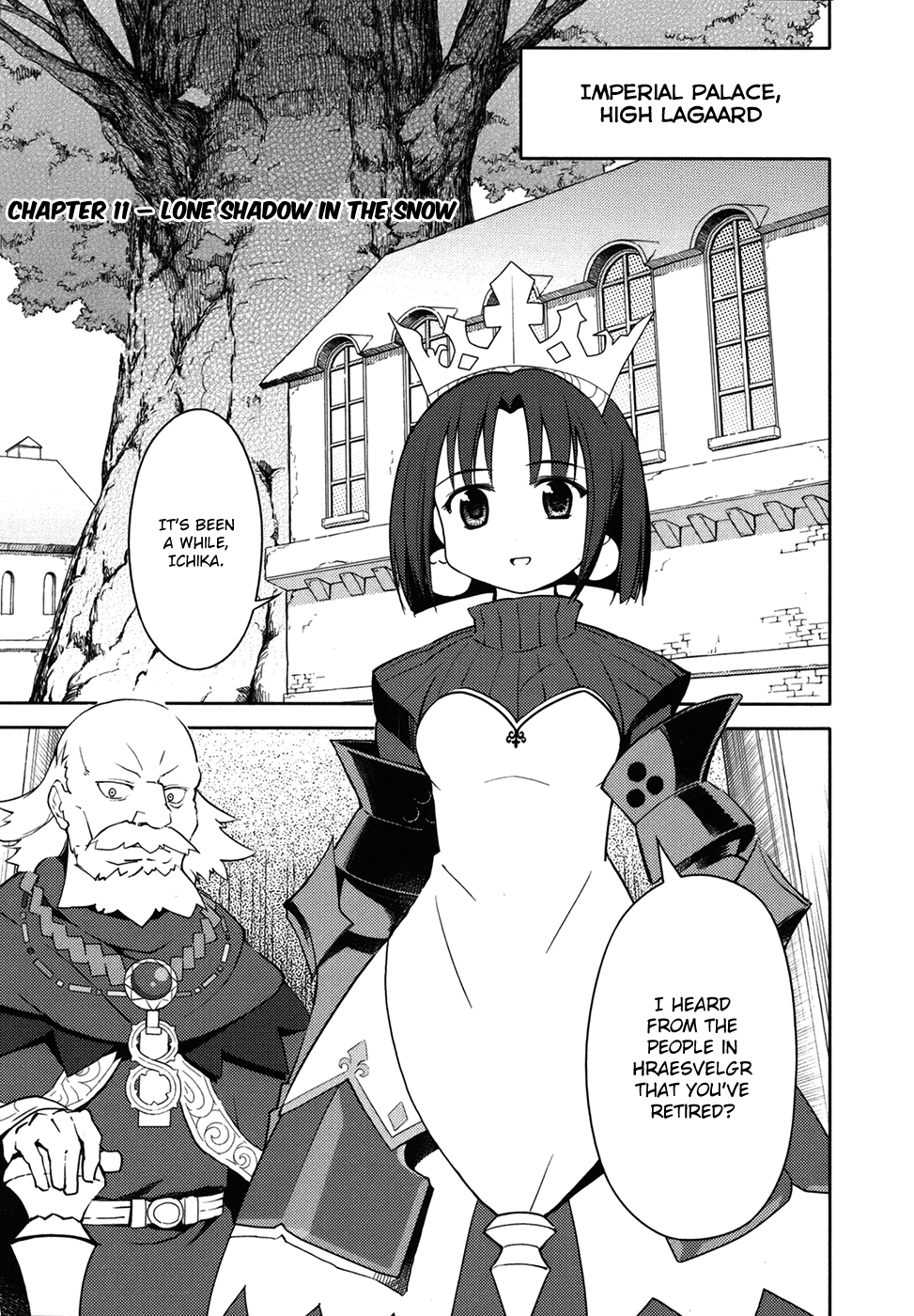 Sekaiju no Meikyuu II ~Rikka no Shoujo~ Chapter 11 page 3 - Chapter 11: Lone Shadow In The Snow