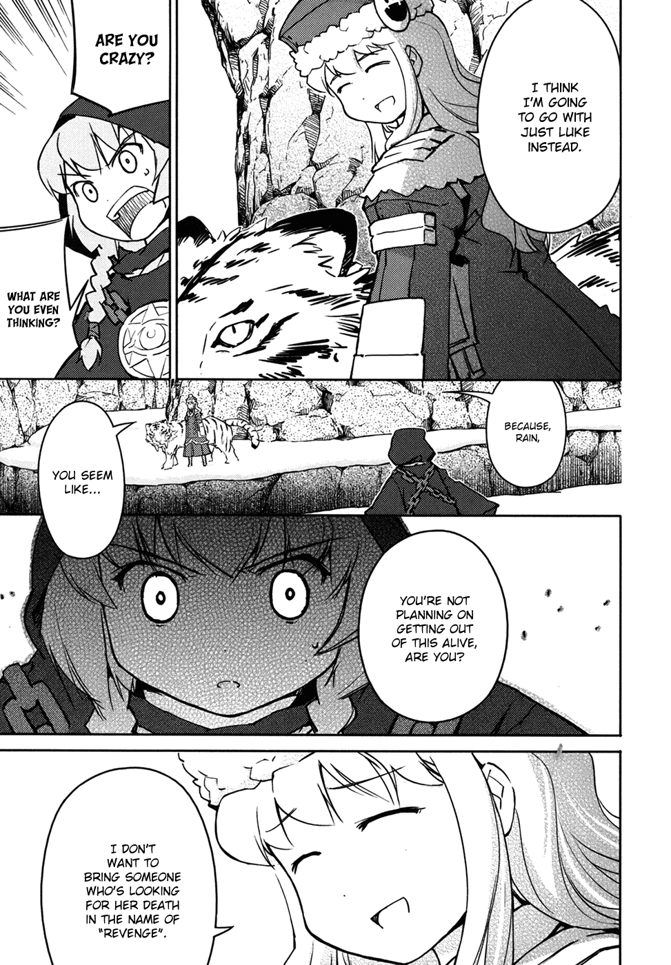 Sekaiju no Meikyuu II ~Rikka no Shoujo~ Chapter 11 page 33 - Chapter 11: Lone Shadow In The Snow
