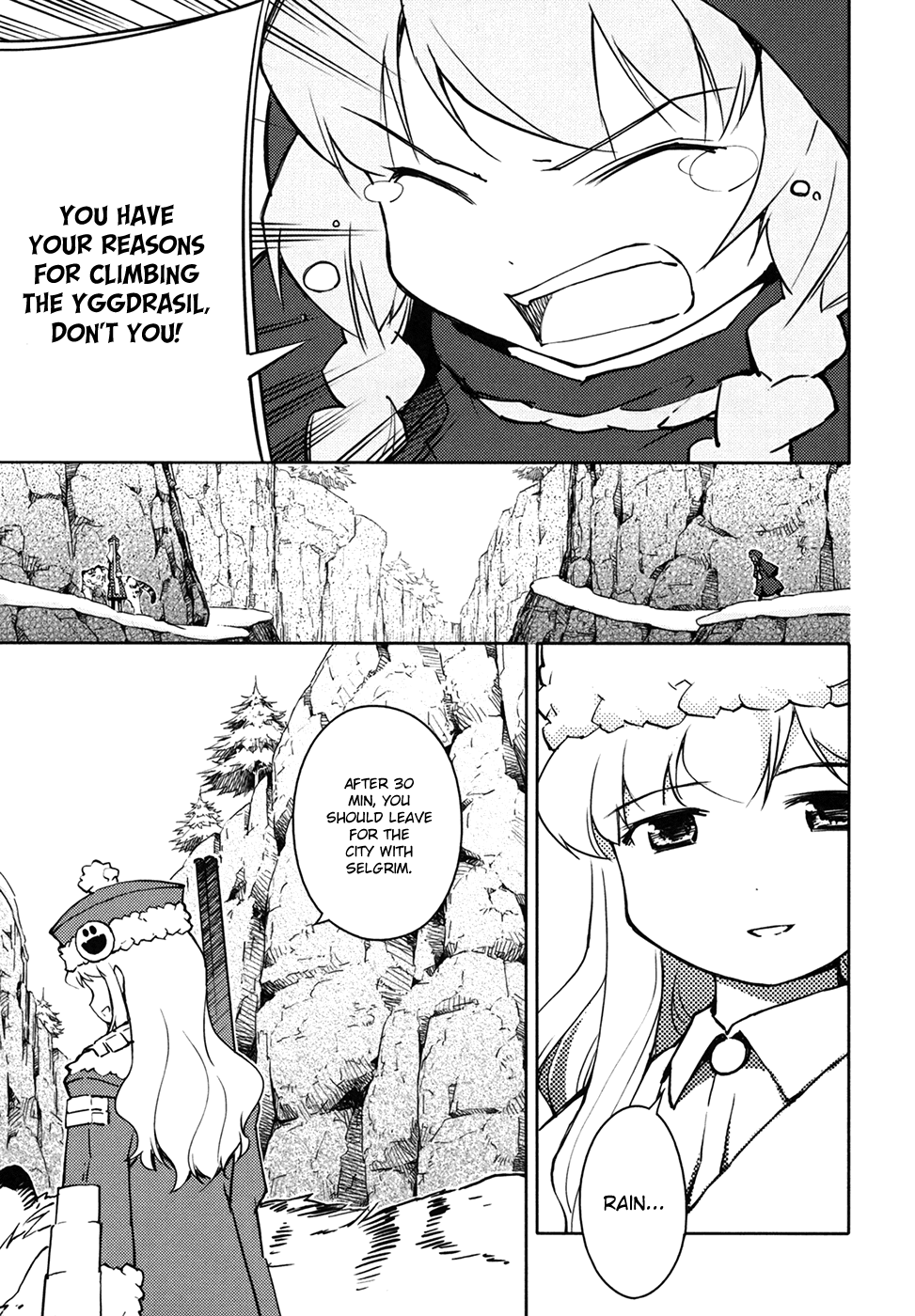 Sekaiju no Meikyuu II ~Rikka no Shoujo~ Chapter 11 page 35 - Chapter 11: Lone Shadow In The Snow